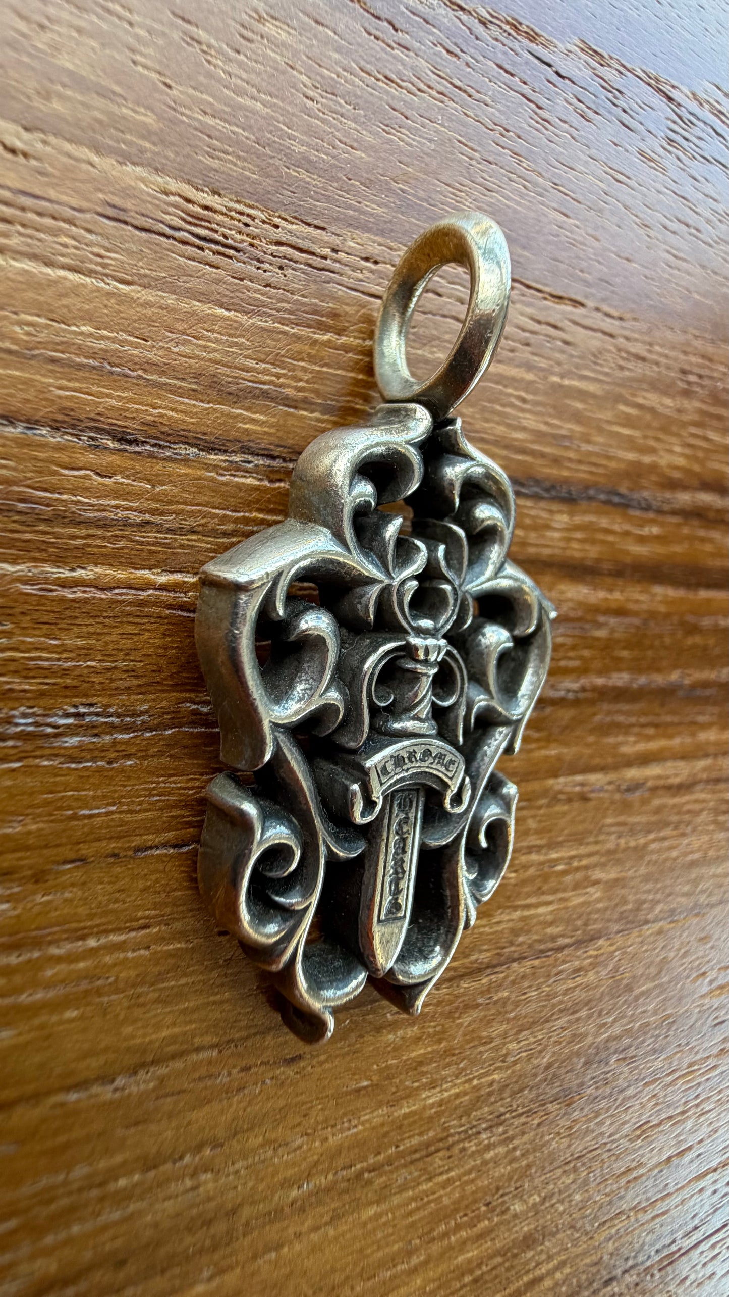 CHROME HEARTS VINE DAGGER SILVER PENDANT