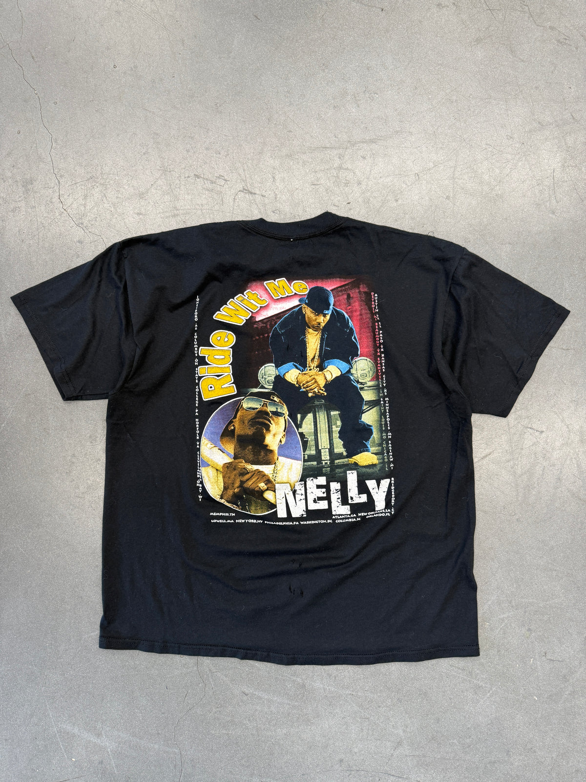 2000 NELLY RIDE WIT ME RAP TEE (JERZEES TAG)