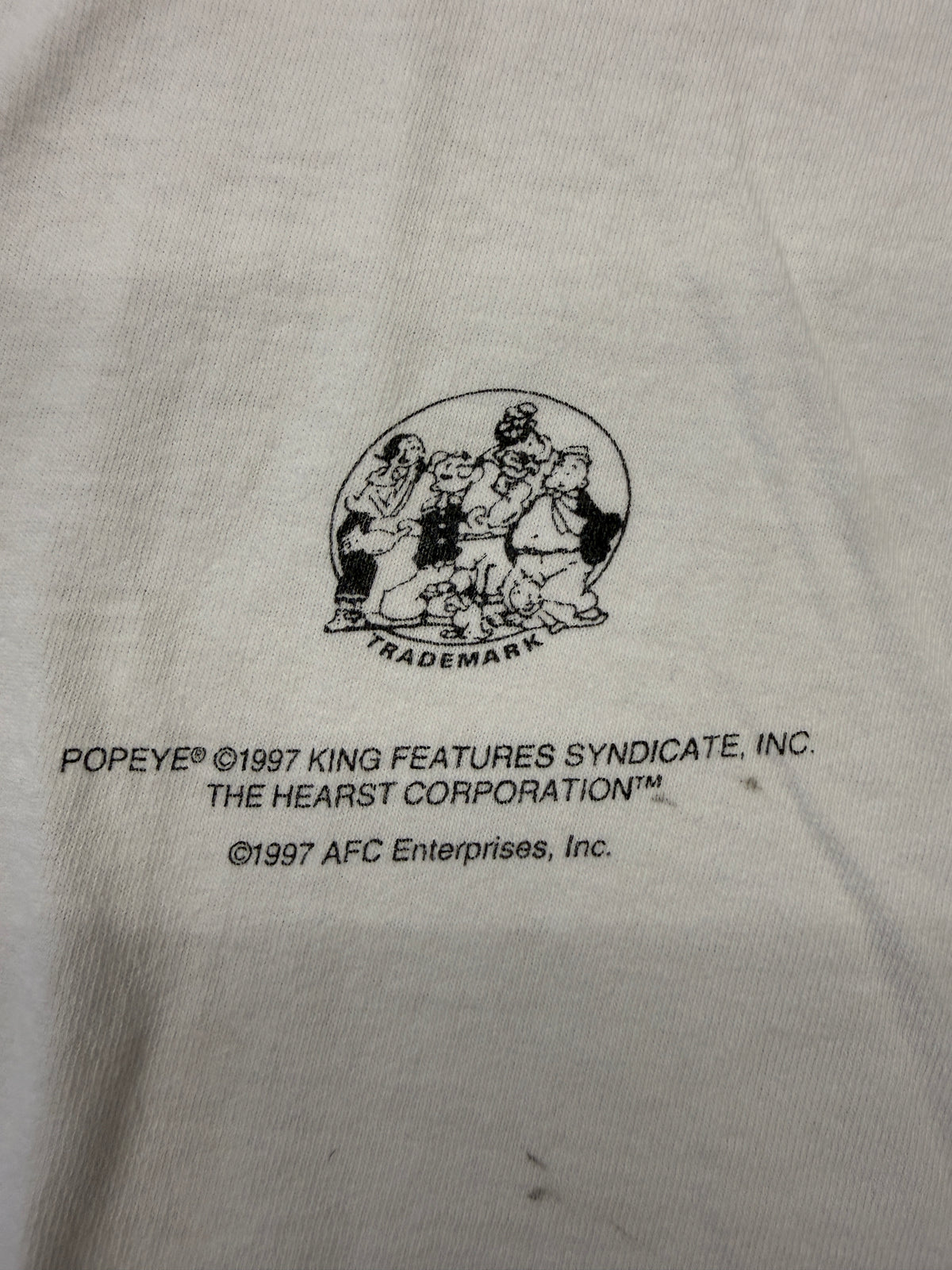 1997 POPEYE THE SAILOR TEE (DELTA TAG)