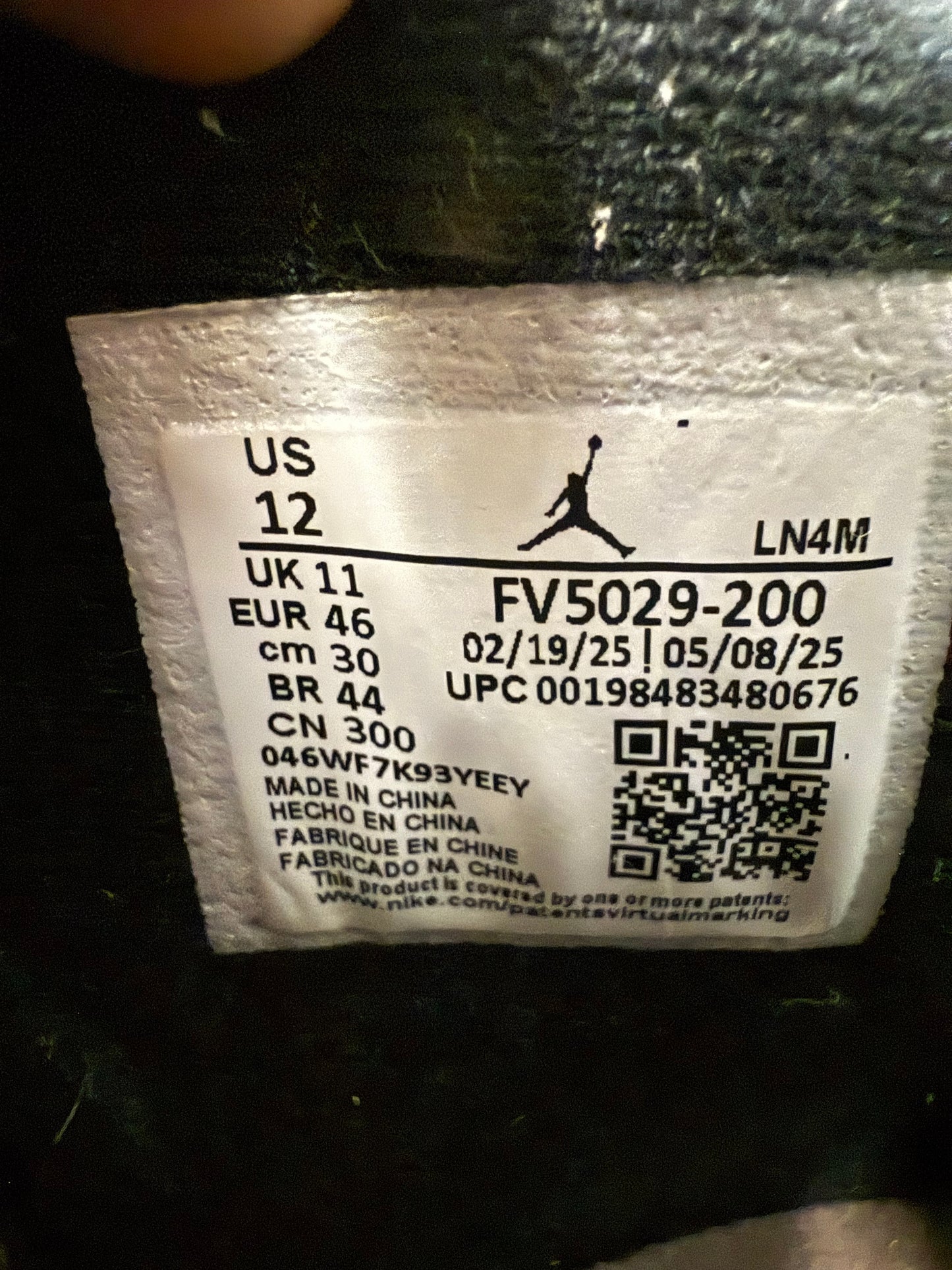 2025 SIZE 12 JORDAN 4 RETRO CAVE STONE