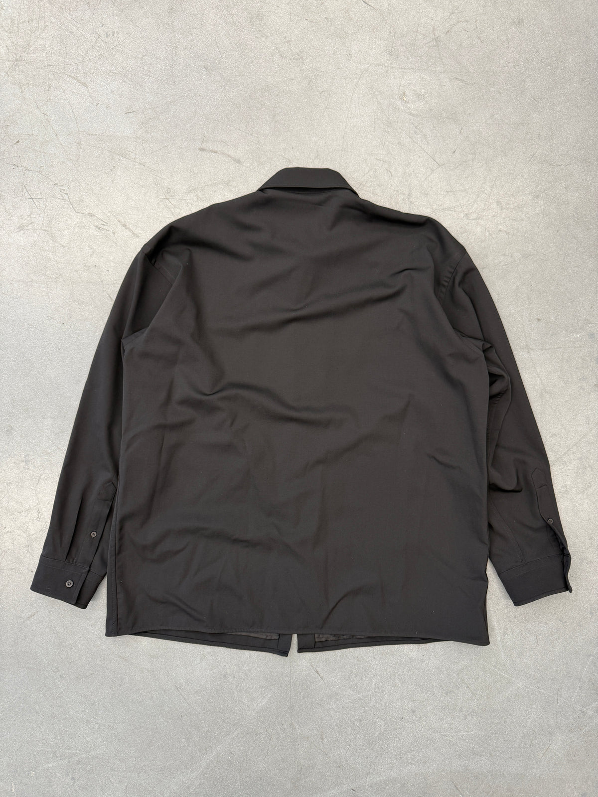 BALENCIAGA OVERSIZED BUTTON UP LONG SLEEVE
