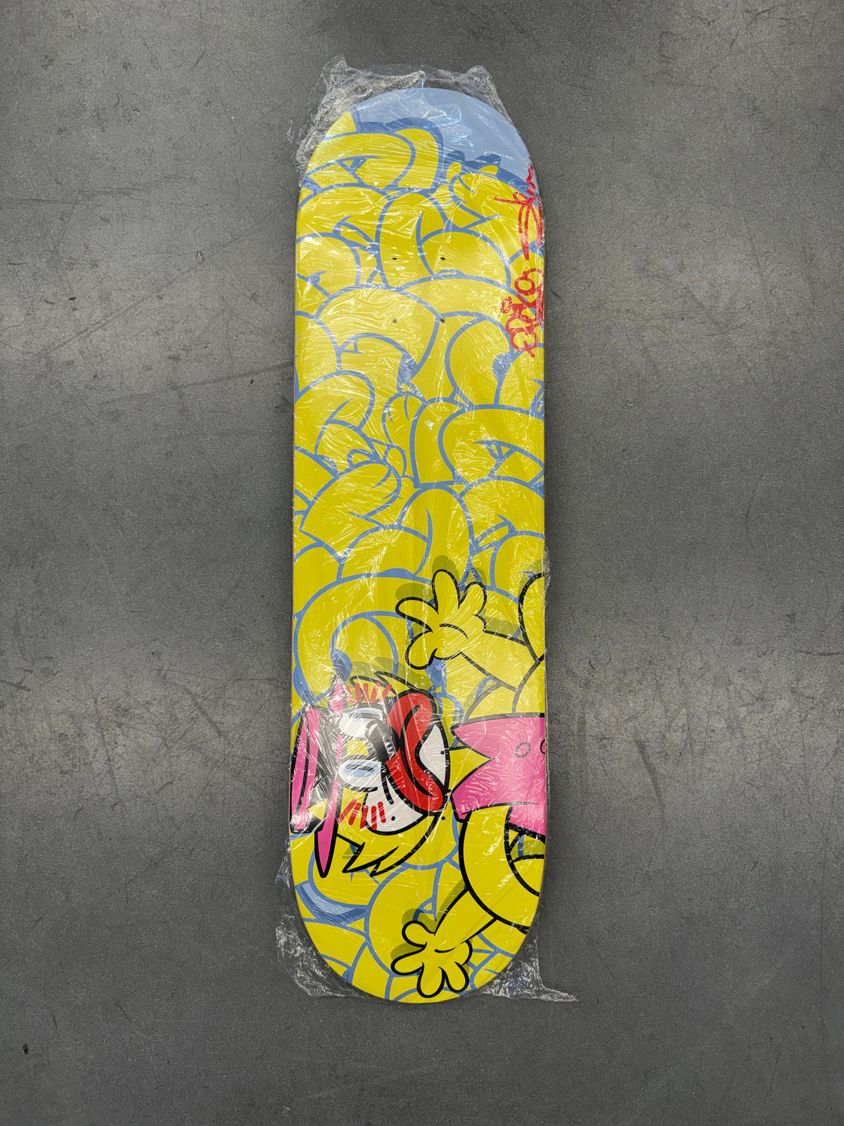 ART OF HIP HOP SLAWN AND OPAKE TOP CAT SKATEBOARD DECK