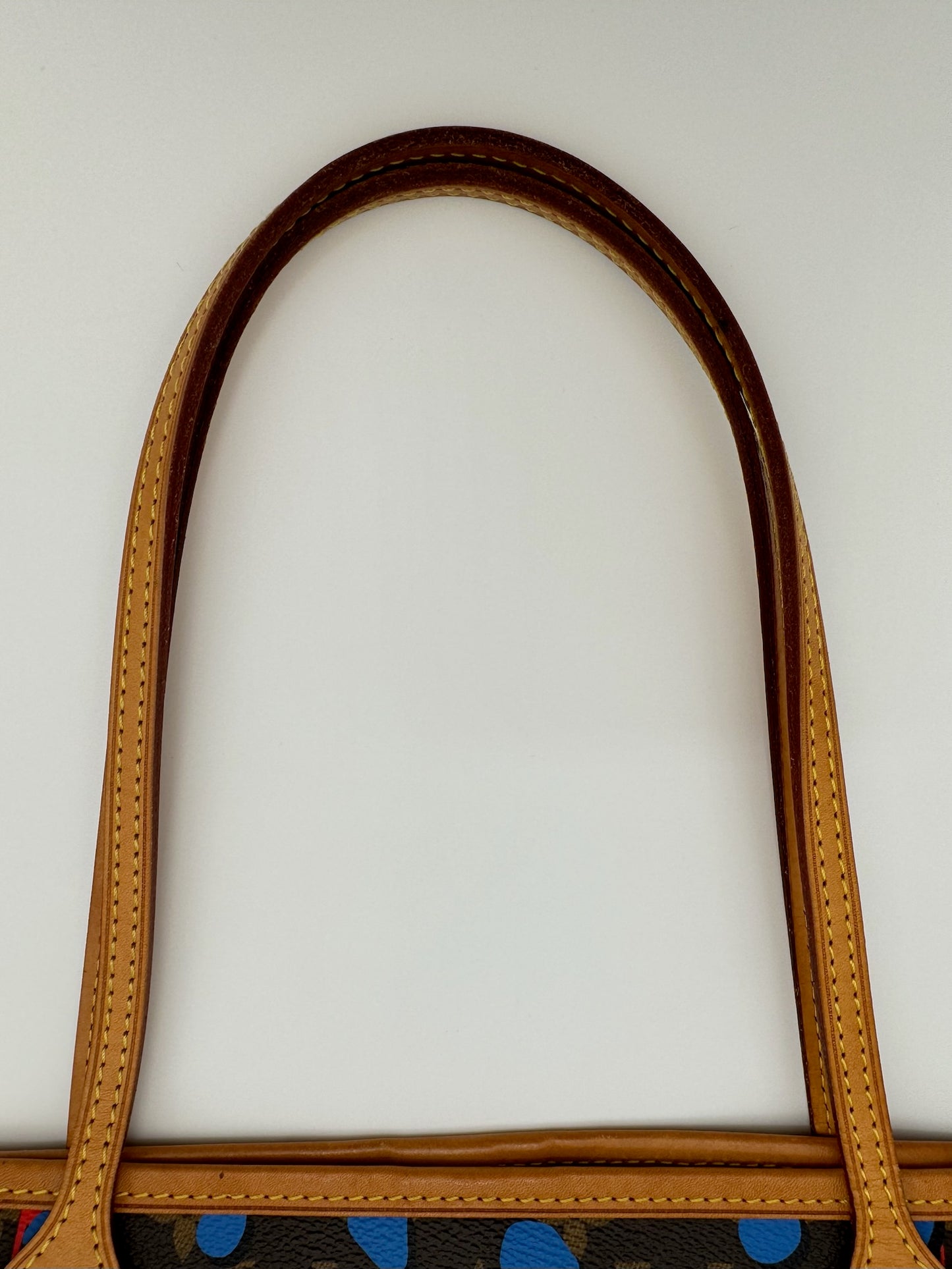 2016 LOUIS VUITTON NEO NEVERFULL TOTE MONOGRAM PALM SPRINGS JUNGLE DOTS