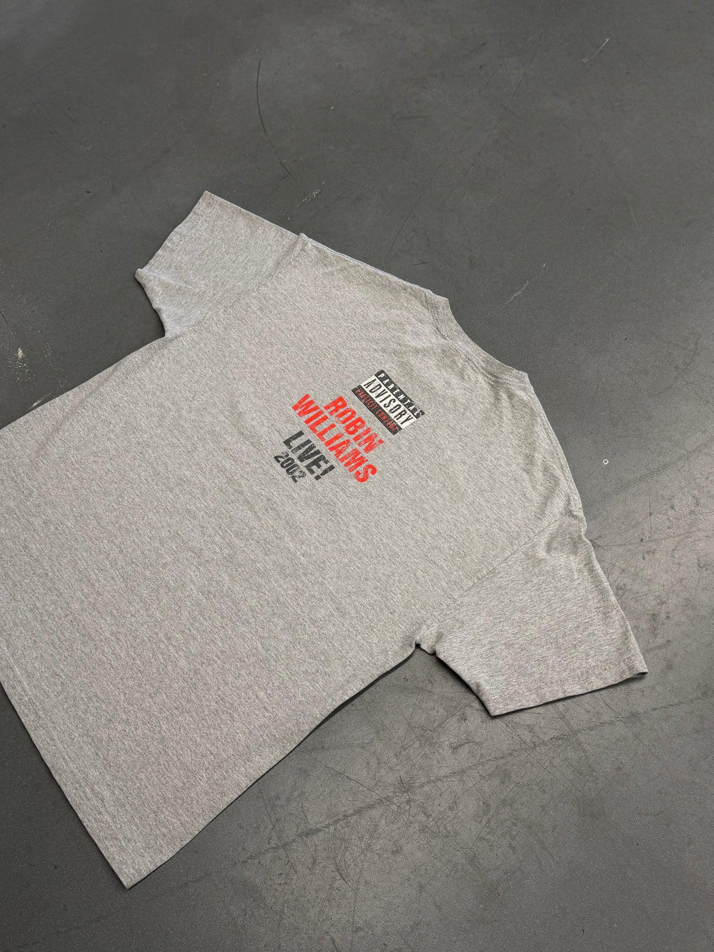 2002 ROBIN WILLIAMS LIVE! RWL TOUR TEE (MURINA TAG)