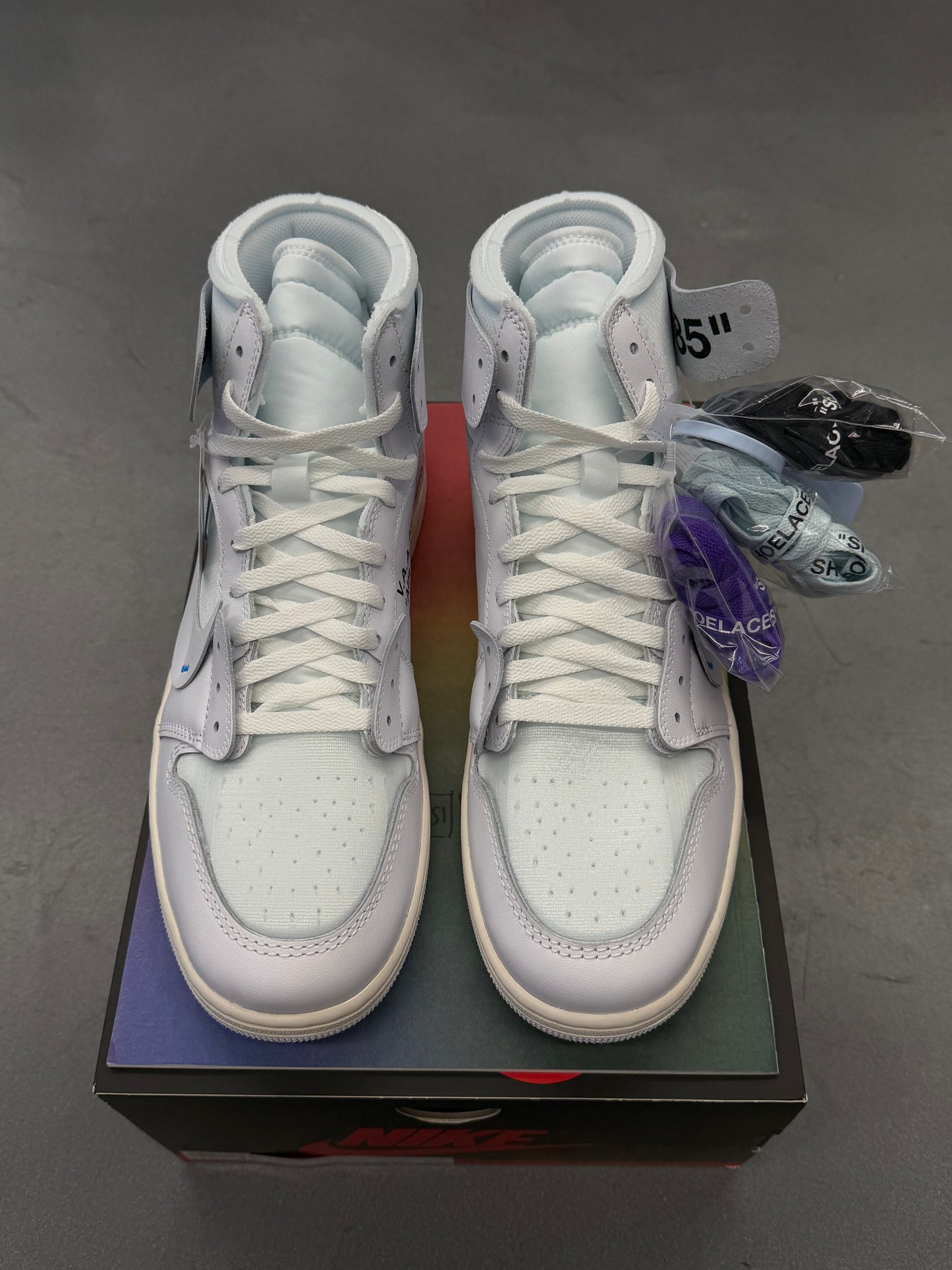 JORDAN 1 RETRO HIGH VIRGIL ABLOH ARCHIVE ALASKA (NEW WITH BOX)