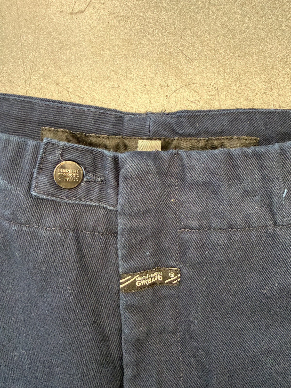 Y2K MARITHE FRANCOIS GIRBAUD SHUTTLE PANTS - NAVY/BLACK