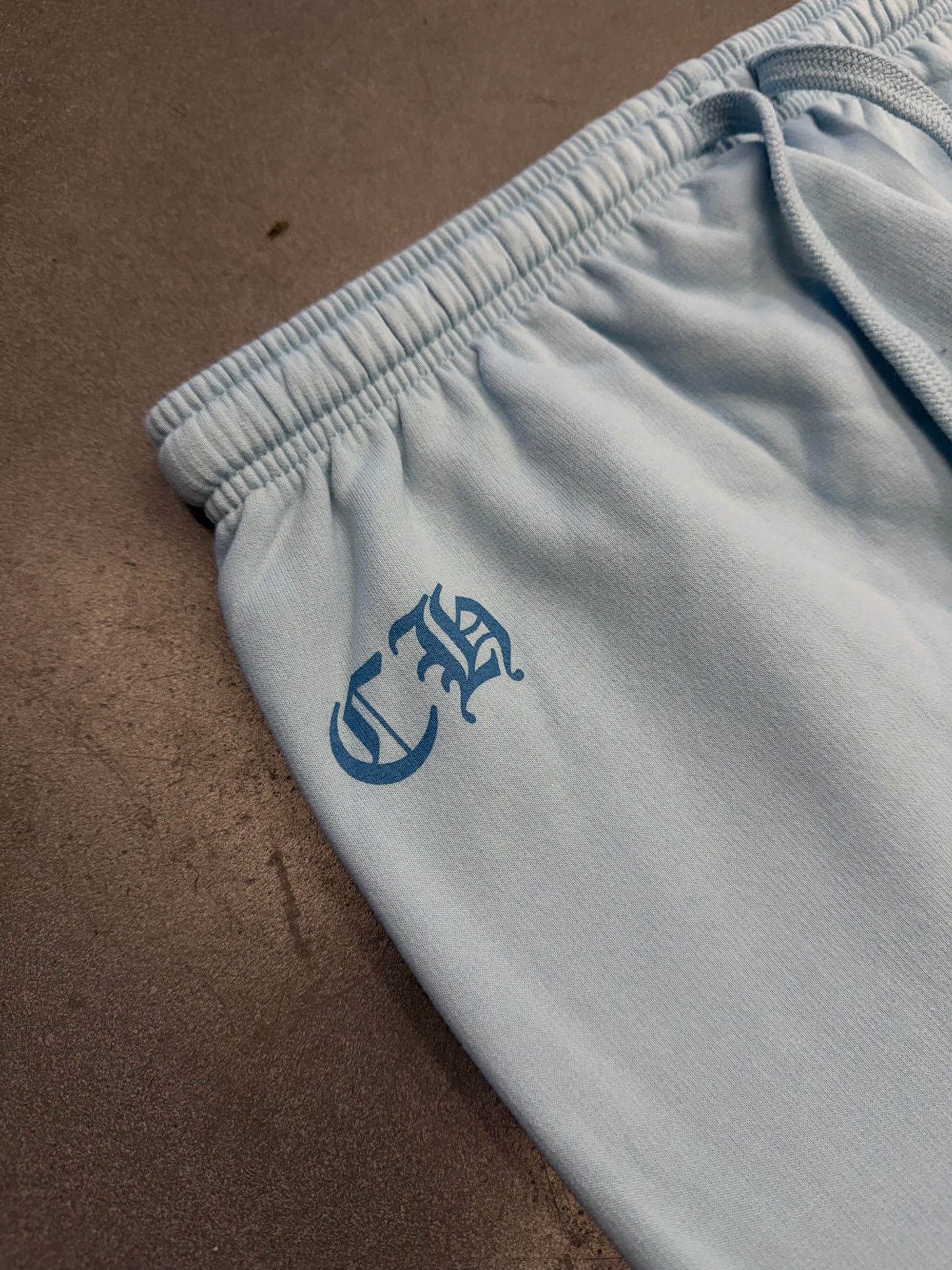 CHROME HEARTS MIAMI ART BASEL EXCLUSIVE VINE DAGGER SWEATPANTS - BABY BLUE