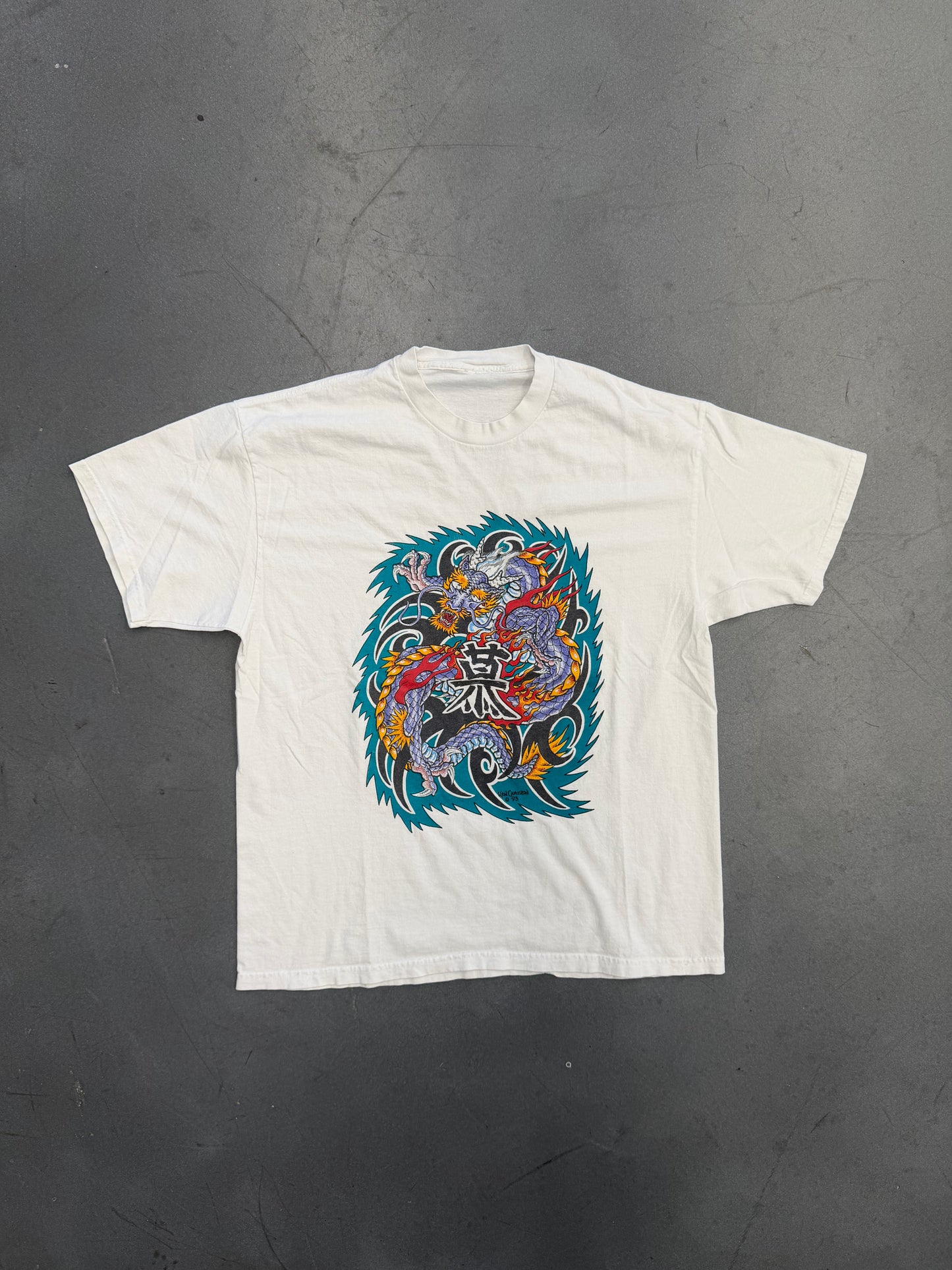 1993 KEN CAMERON SOUTH BEACH TATTOO TEE (PULLED TAG)