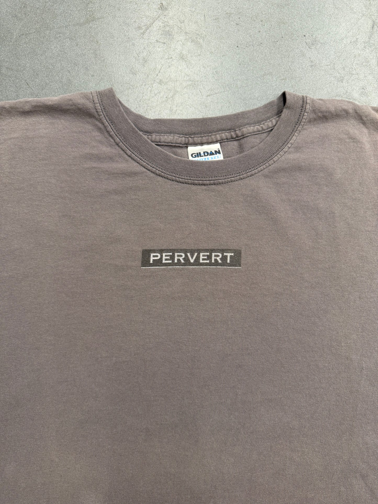 90S PERVERT BOX LOGO TEE (GILDAN TAG)