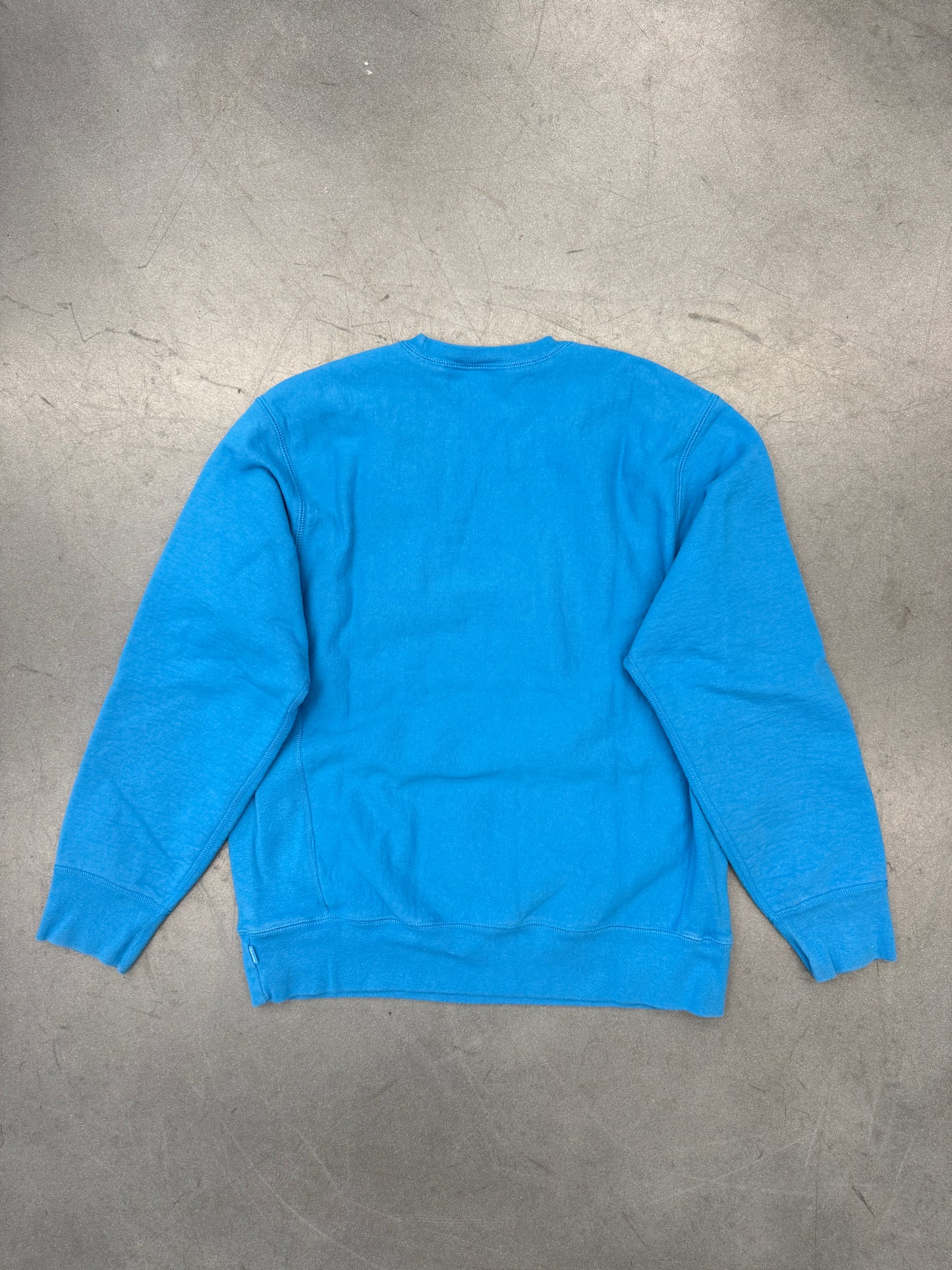 FW18 SUPREME BOX LOGO CREWNECK - BRIGHT ROYAL