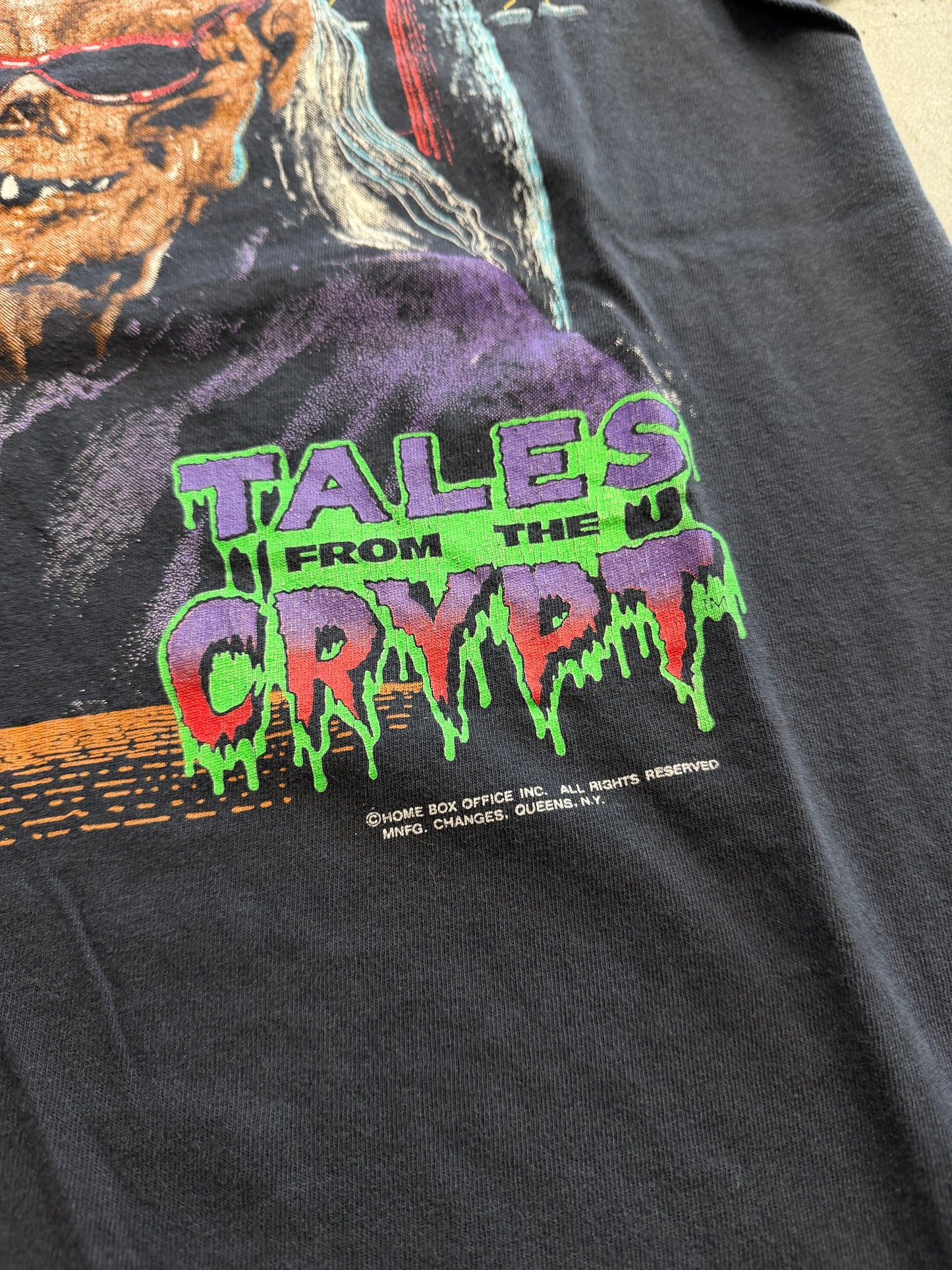 90S TALES FROM THE CRYPT "HELLO KIDDIES..." TEE (MADE IN U.S.A. TAG)