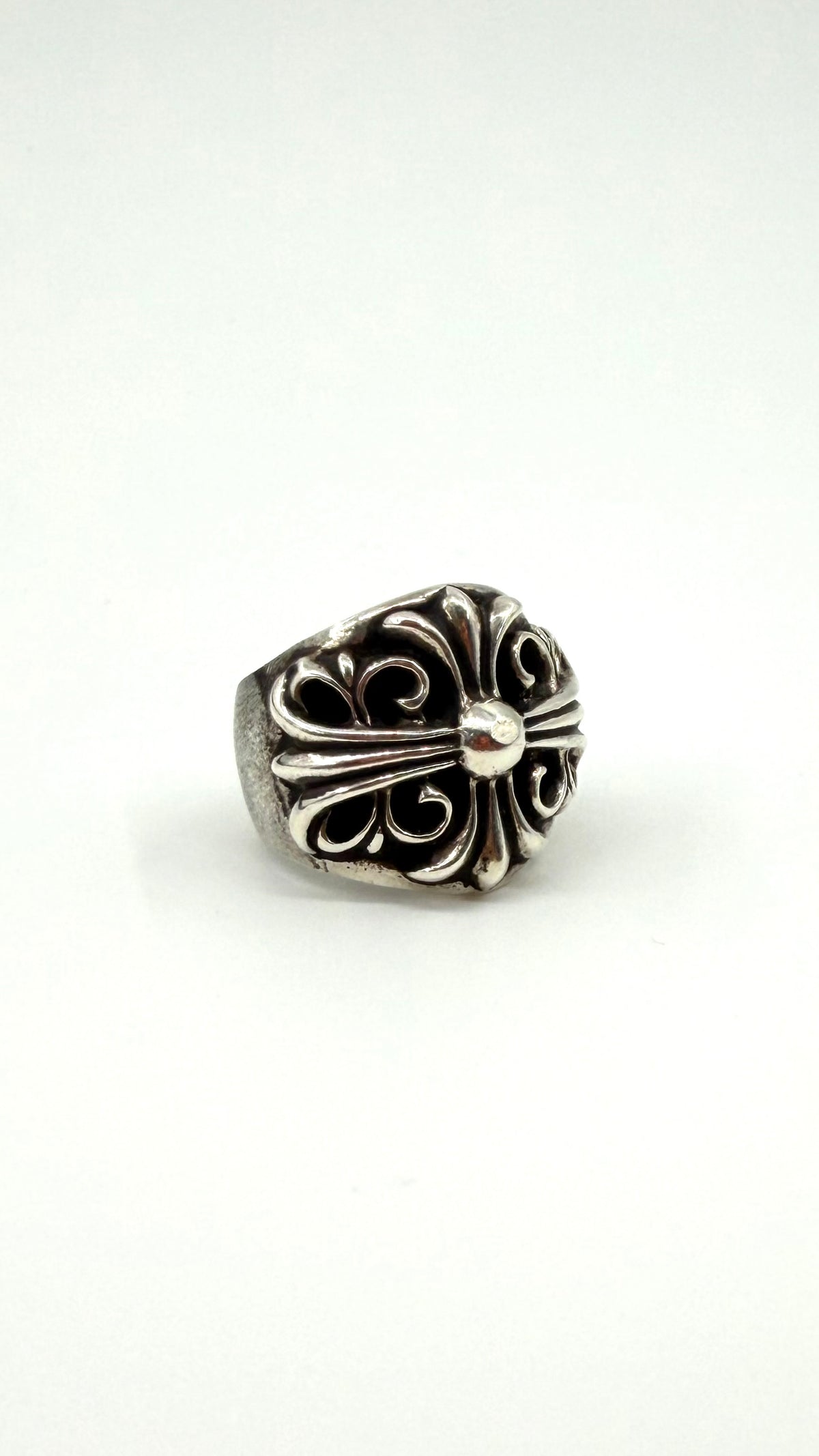 CHROME HEARTS KEEPER SILVER RING