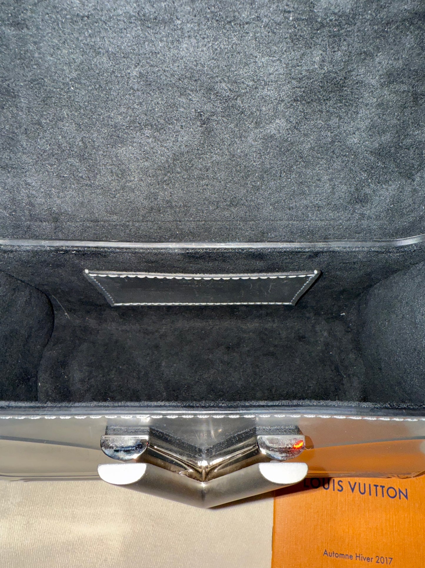 LOUIS VUITTON SPACE TWIST HANDBAG - SILVER (PRE-OWNED WITH DUSTBAG) (TANIA)