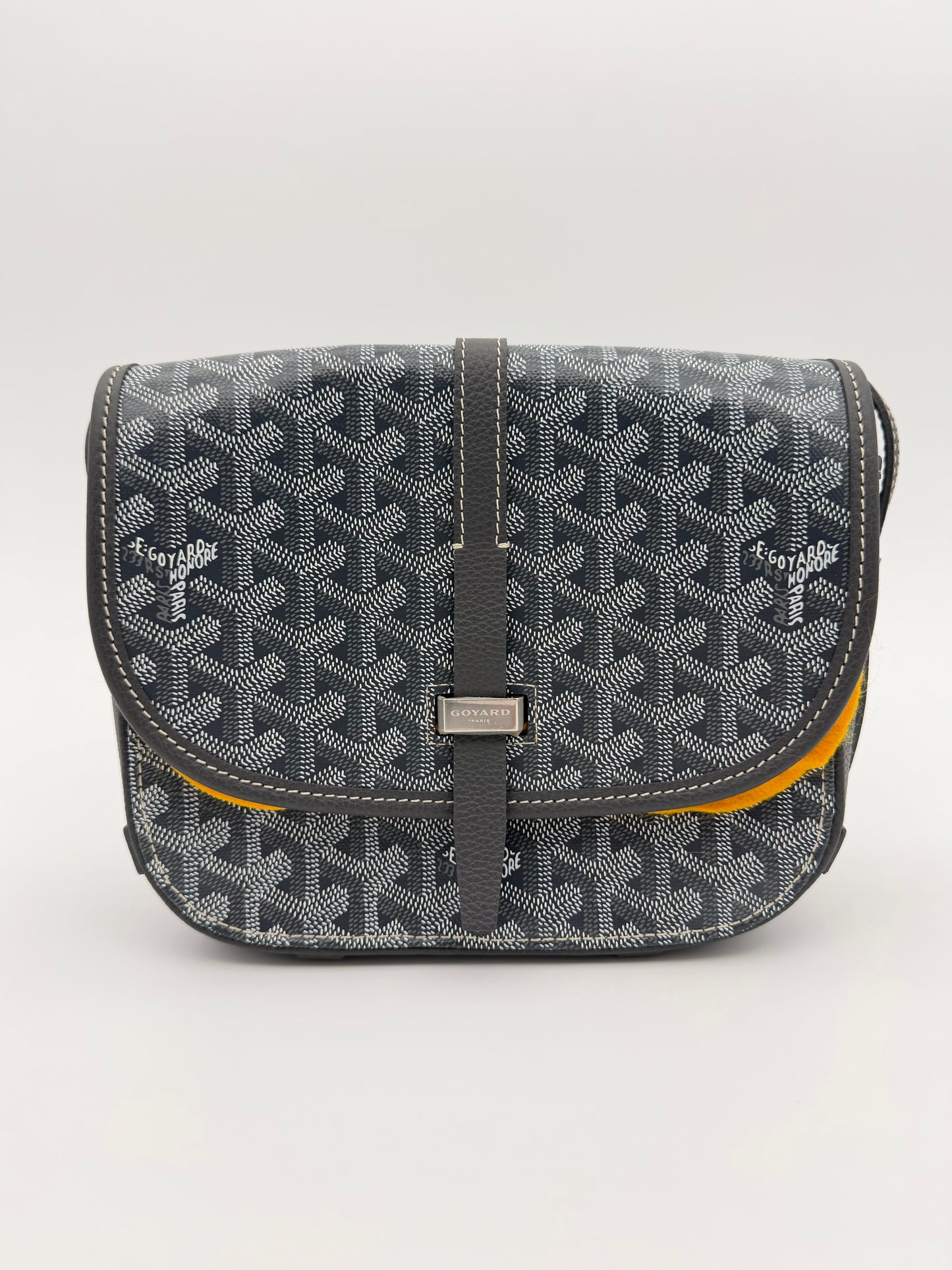 GOYARD BELVEDERE PM MESSENGER BAG - GREY