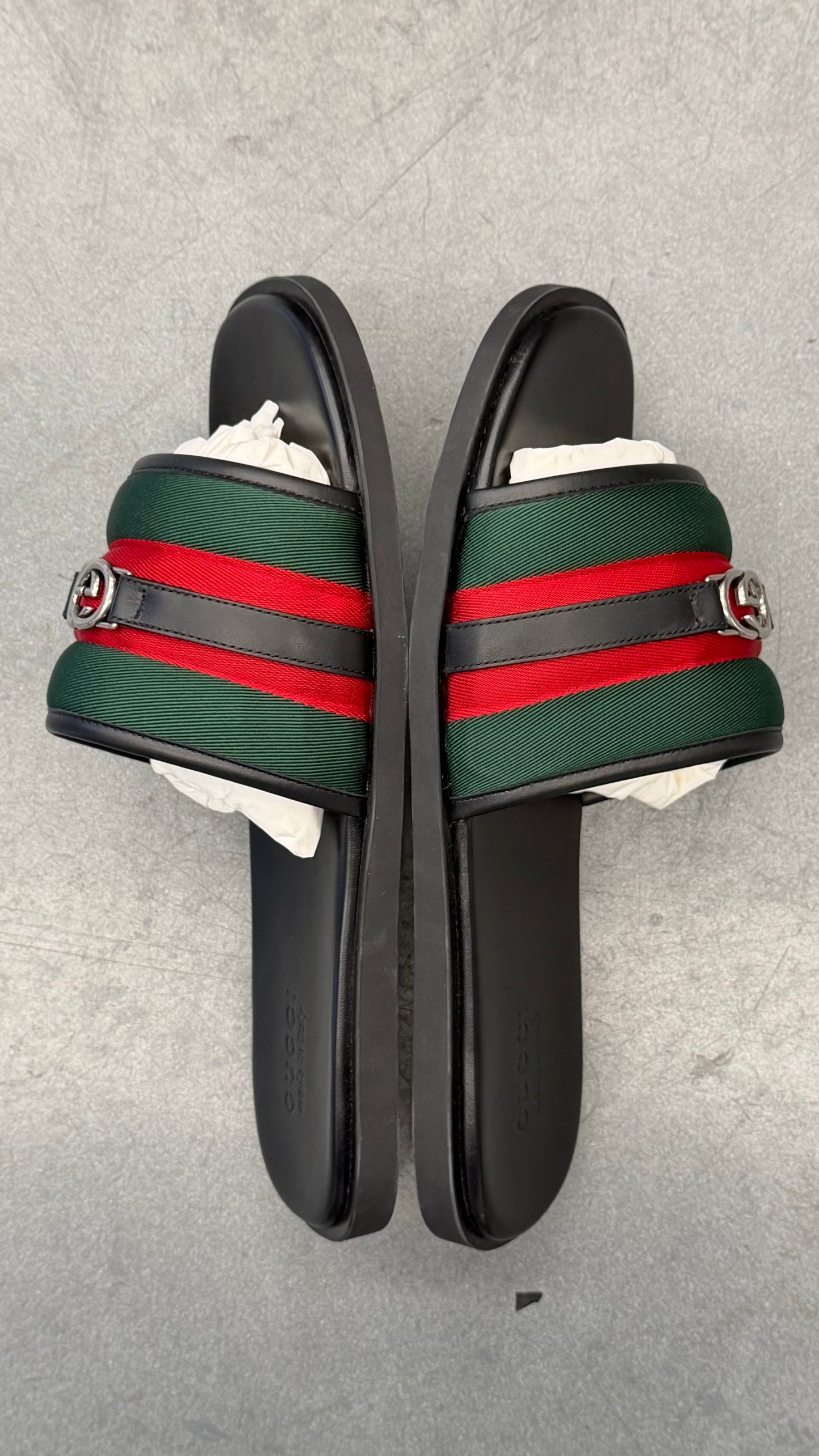 GUCCI INTERLOCKING G SANDALS