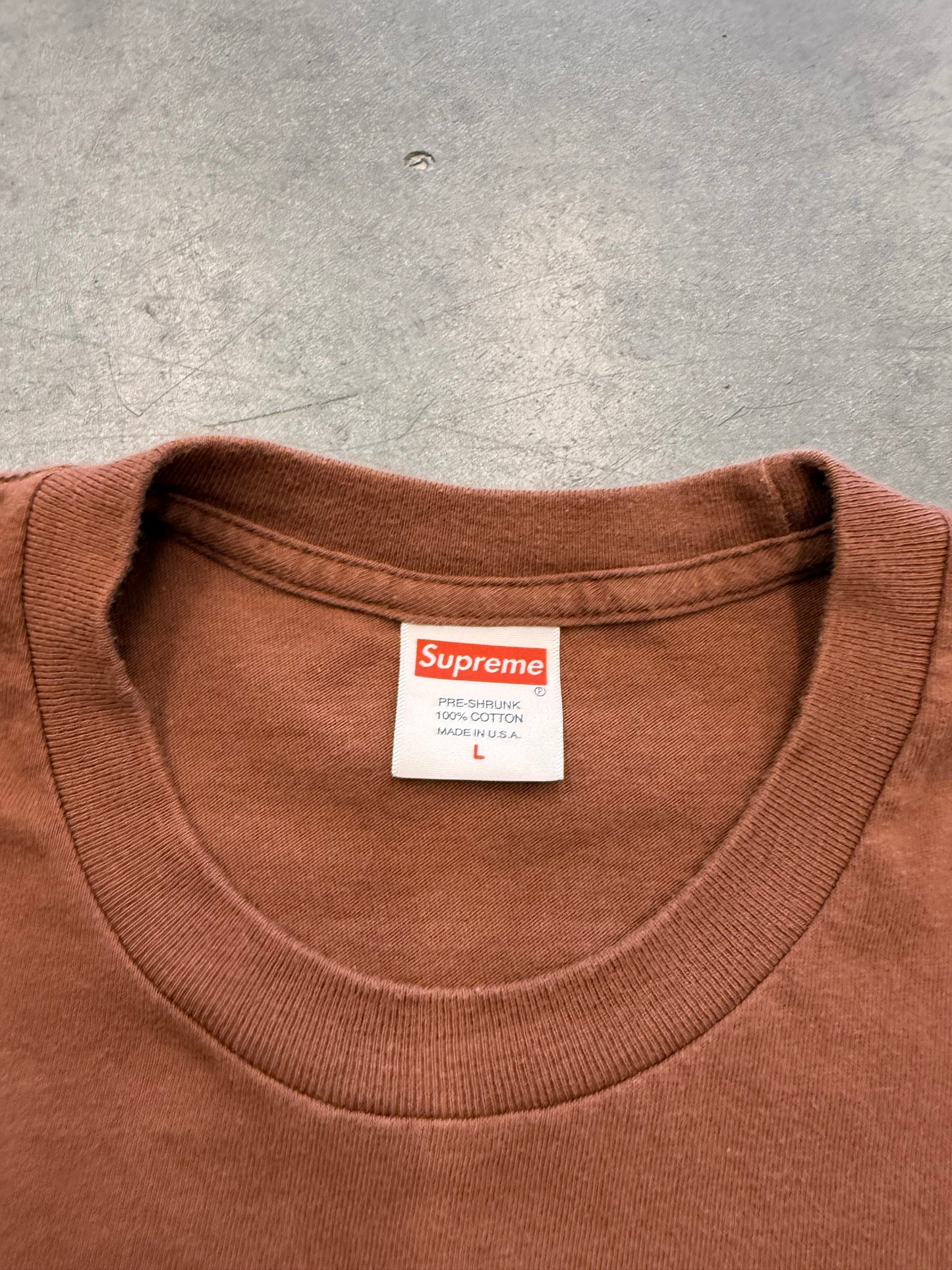 SS19 SUPREME CLOUD TEE - BROWN