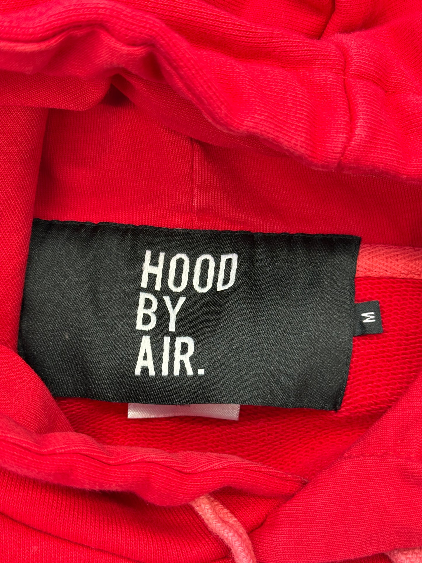 HOOD BY AIR HBA RHINESTONE GEM HOODIE - RED