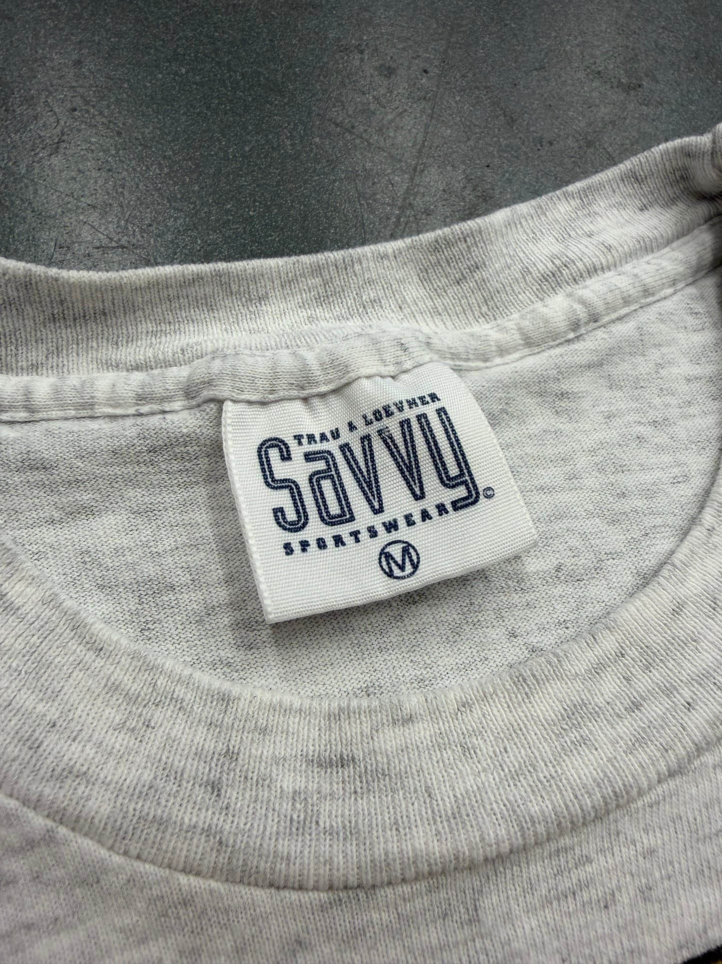 1994 NOTRE DAME FIGHTING IRISH "DYNAMITE" TAZ TEE (SAVY SPORTSWEAR TAG)
