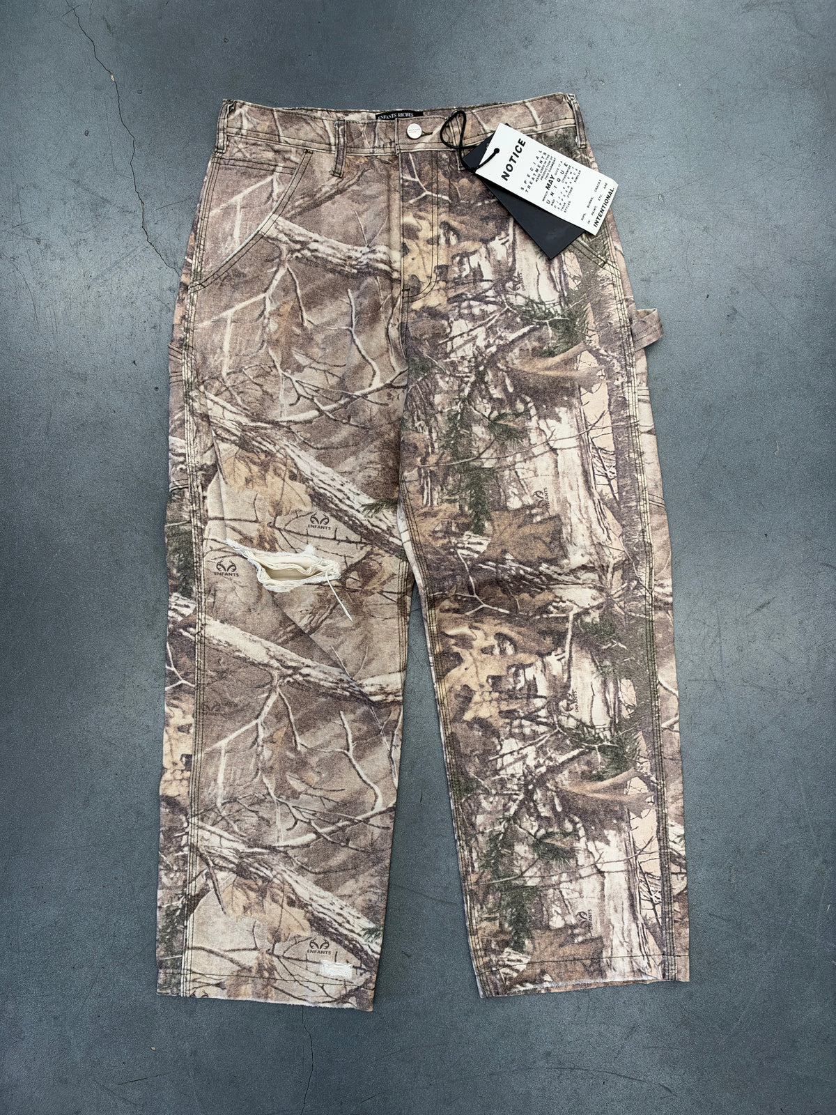 FW23 ENFANTS RICHES DEPRIMES REALTREE CAMO CARPENTER PANTS