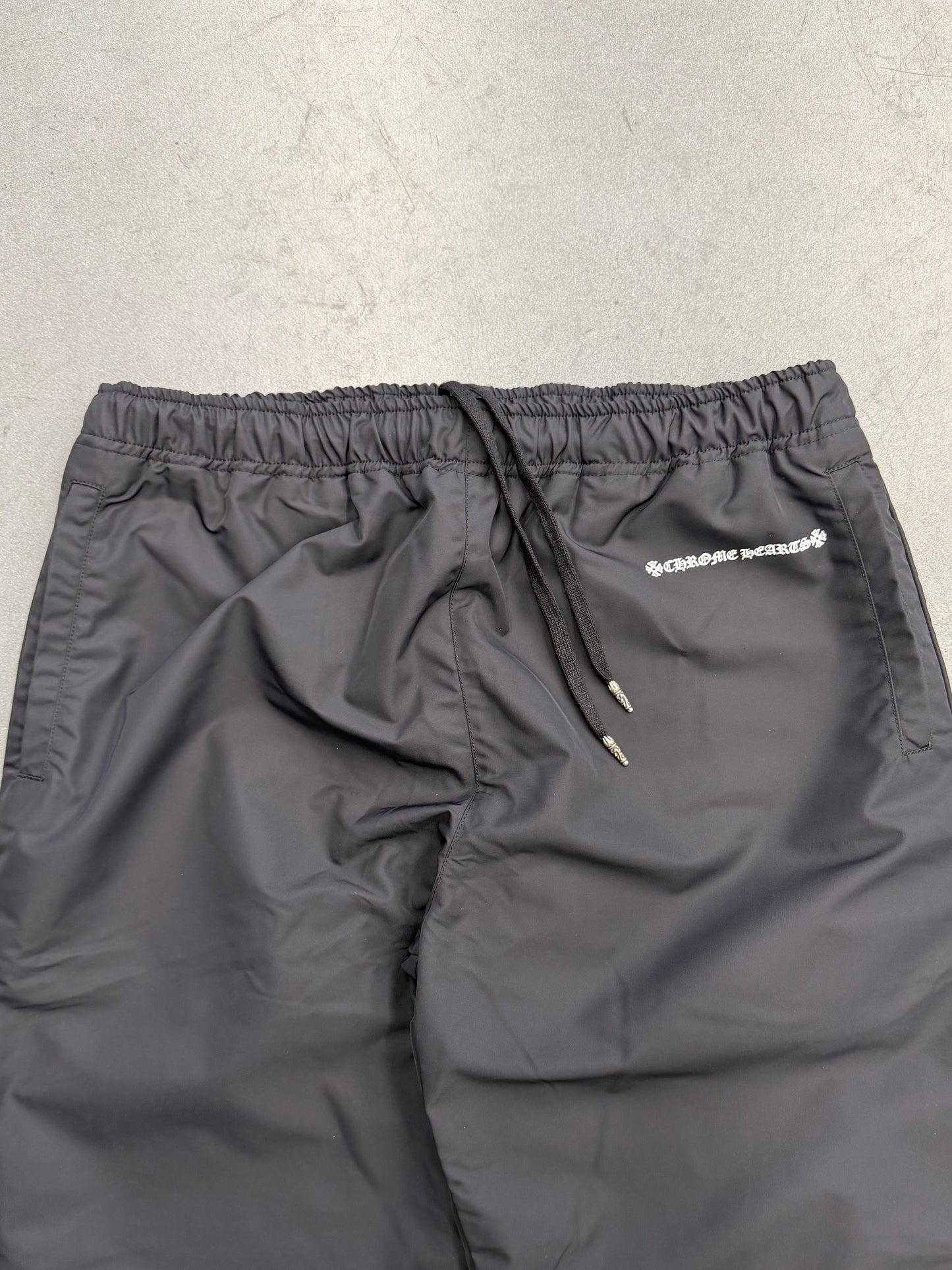 CHROME HEARTS TRASH PICKUP BIO NYLON PANTS - BLACK