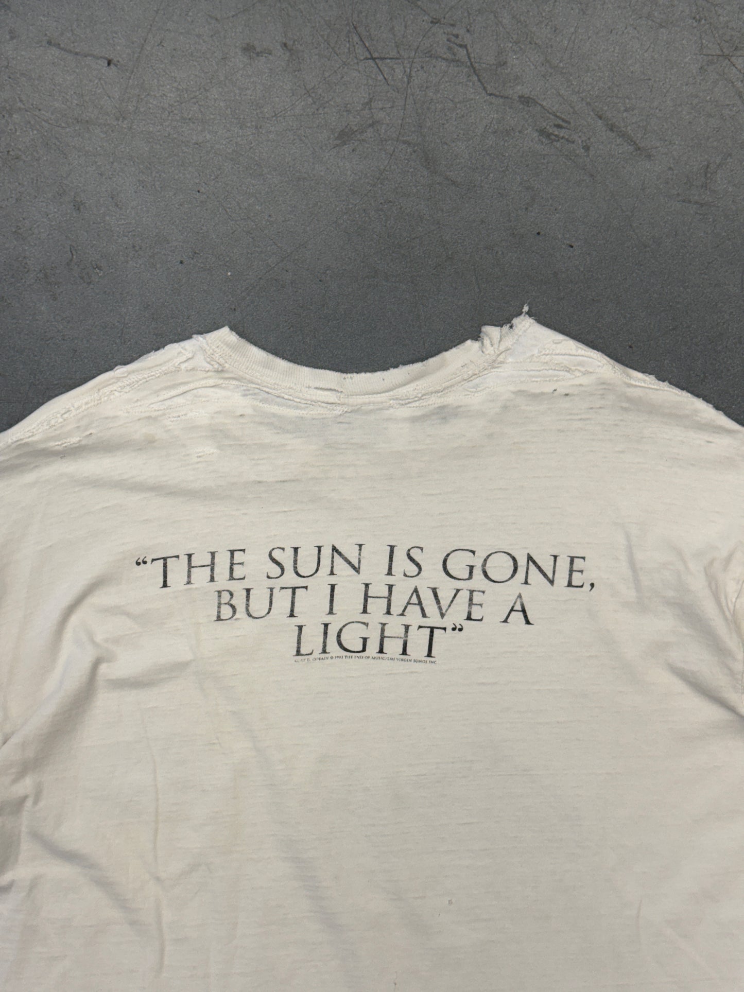 1994 KURT D. COBAIN BABY MEMORIAL TEE (PULLED TAG)