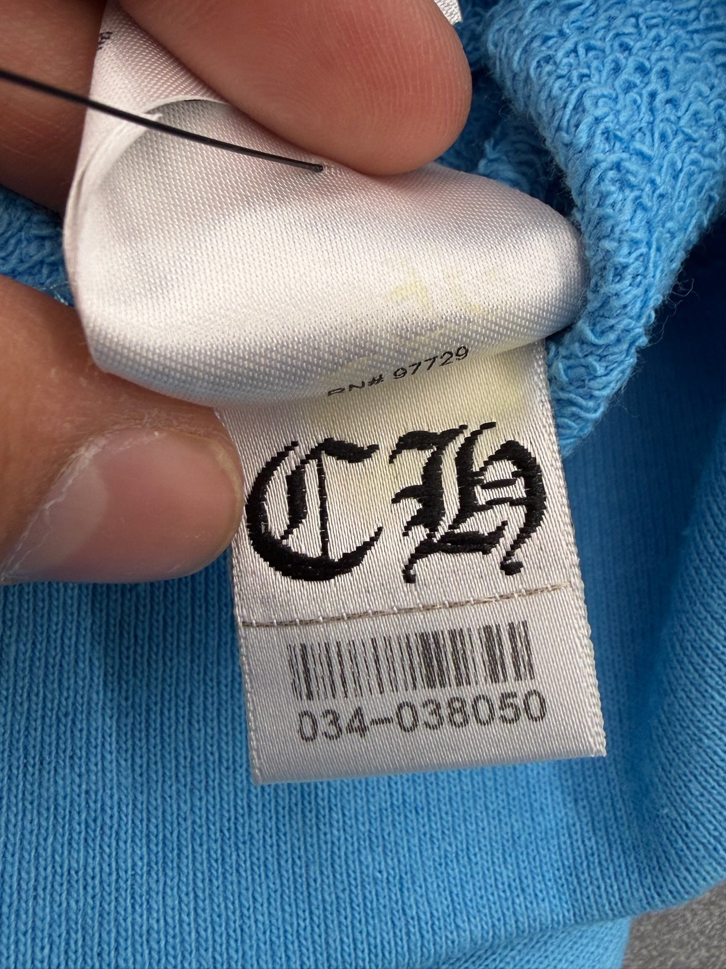 CHROME HEARTS MATTY BOY BRAND NEW HOODIE - BLUE