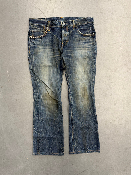 VINTAGE HYSTERIC GLAMOUR "TOO DRUNK TO FUCK" JEANS