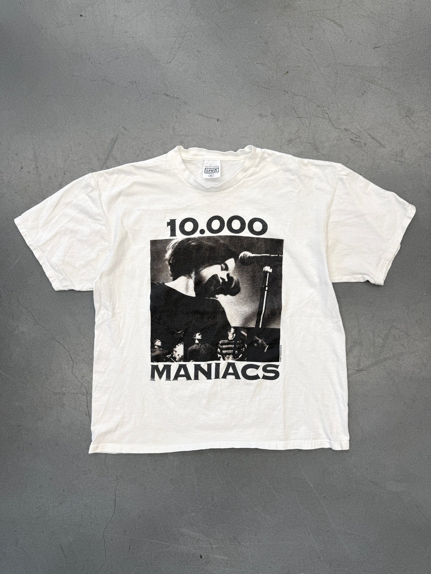 1993 10,000 MANIACS SUMMER '93 TOUR TEE (NICE MAN TAG)