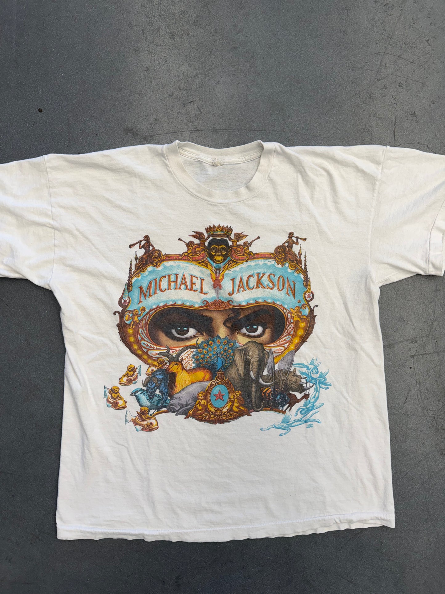 1992 MICHAEL JACKSON DANGEROUS WORLD TOUR TEE (SCREEN STARS TAG)