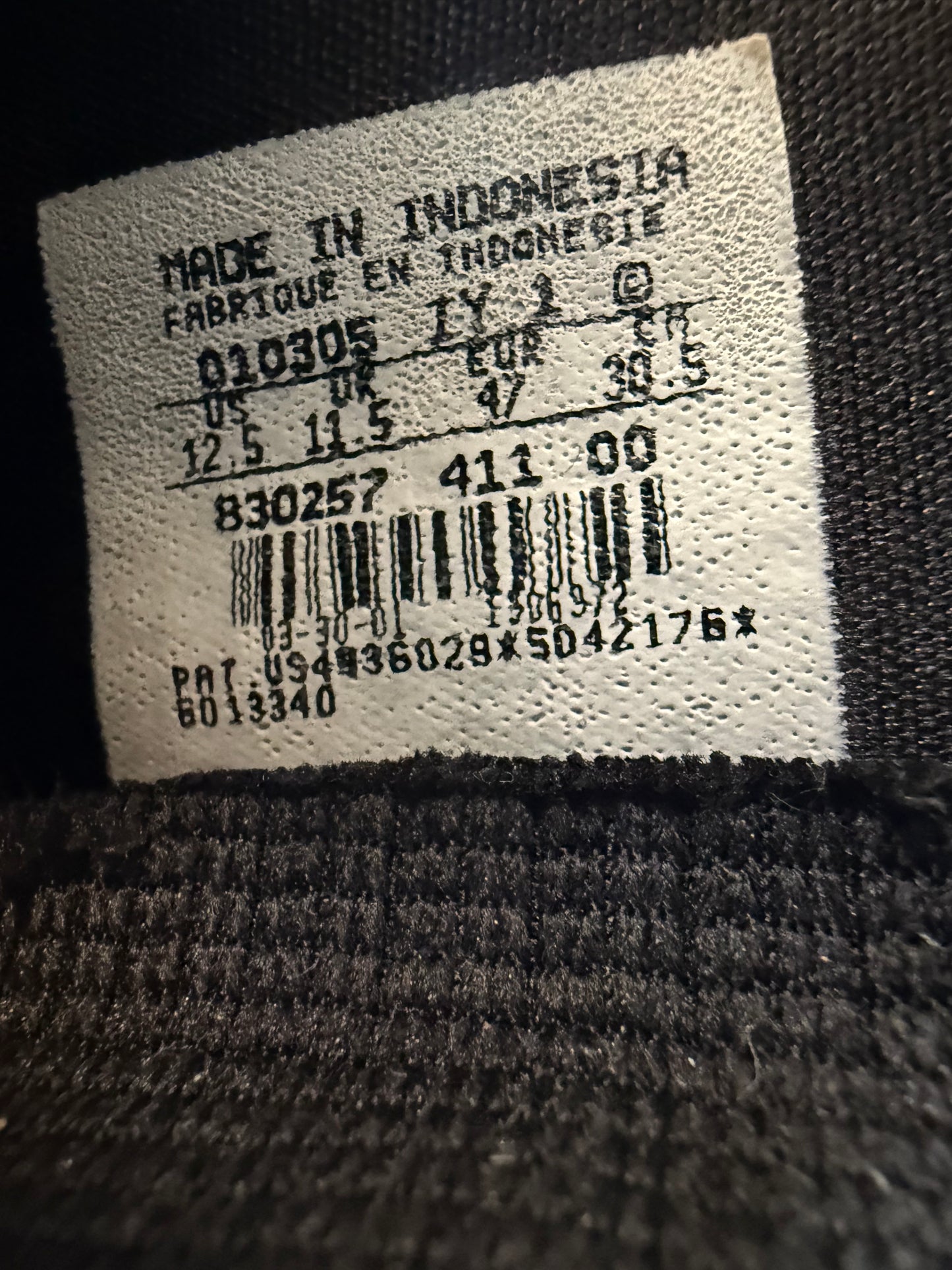 SIZE 12.5 2001 NIKE CLOGPOSITE - ROYAL BLUE (NO BOX)