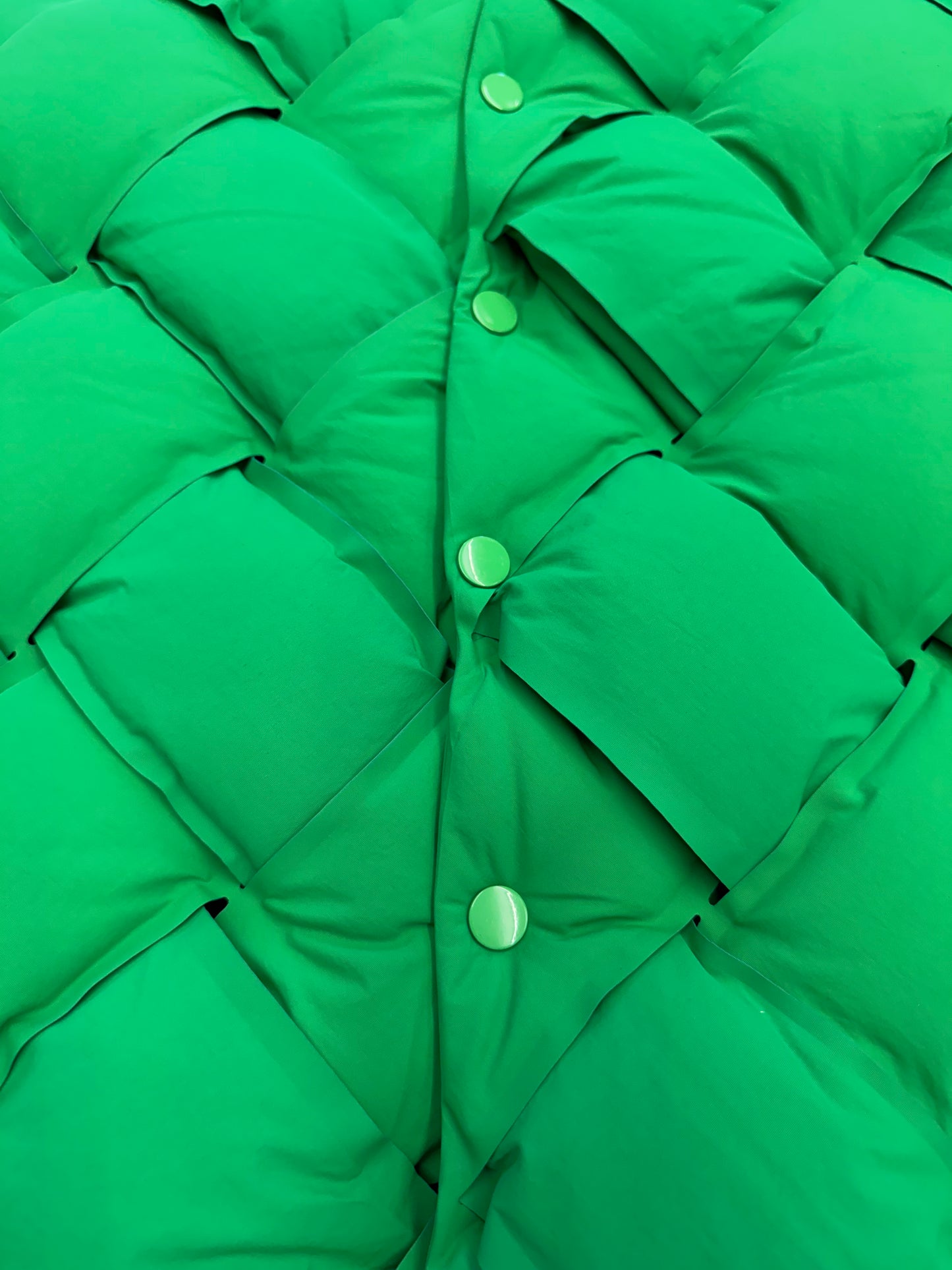 BOTTEGA VENETA INTRECCIATO WEAVE VEST - GREEN