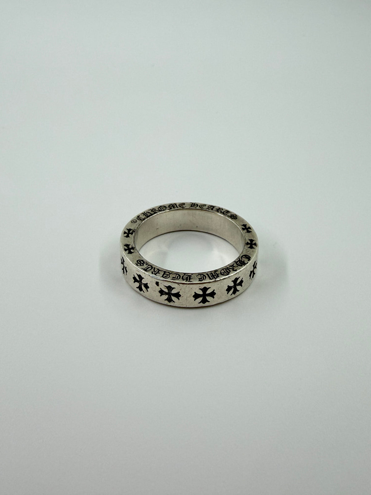 CHROME HEARTS CH FOREVER SPACER SILVER RING (11.5)