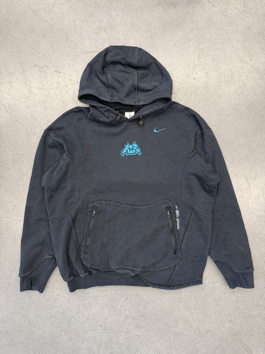 FW22 OFF-WHITE X NIKE 006 FLEECE HOODIE - BLACK