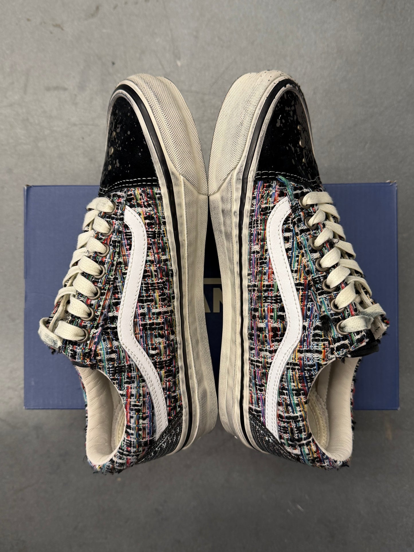 2026 VANS PREMIUM OLD SKOOL CHARMS - BLACK/GREY (W/ BOX)