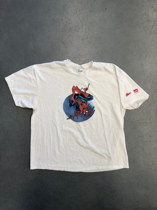 1999 SPIDER-MAN MARVEL COMICS GRAPHITTI TEE (HANES HEAVYWEIGHT TAG)