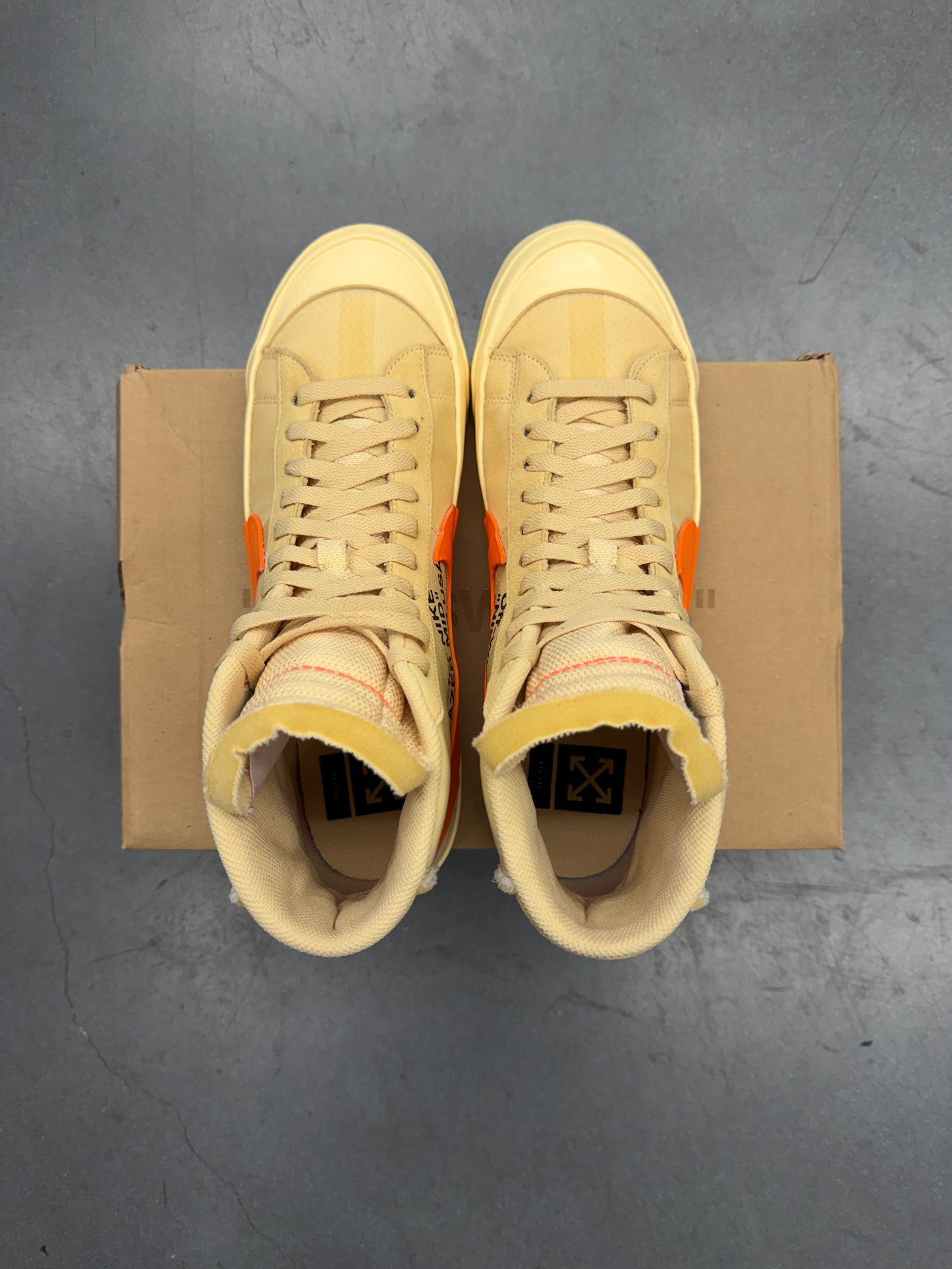 2018 SIZE 10.5 NIKE BLAZER MID OFF-WHITE 'HALLOW'S EVE'