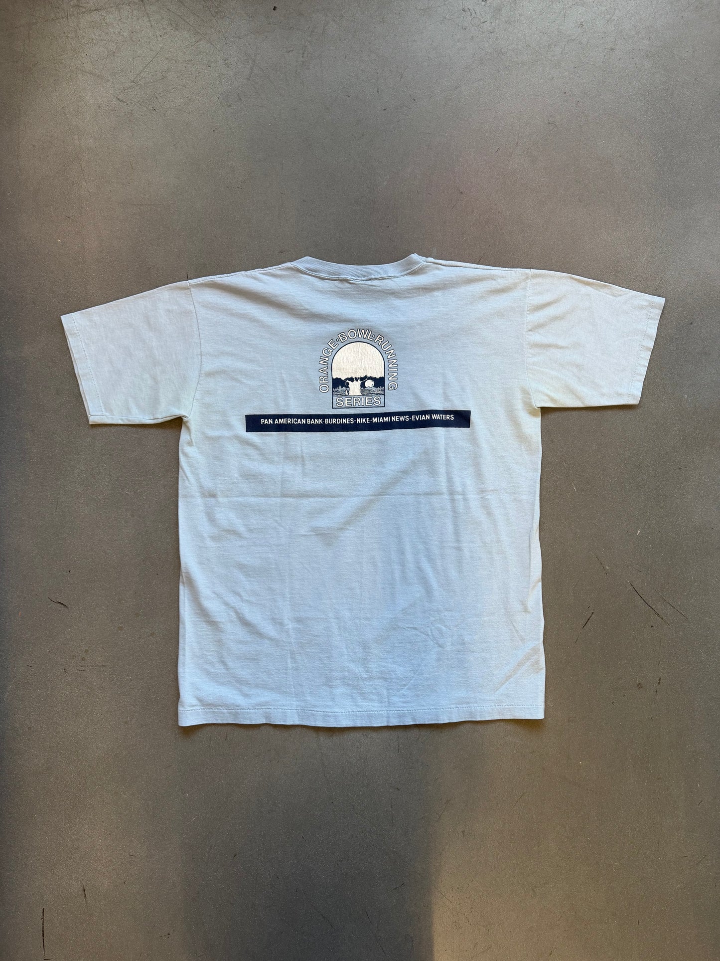 1983 ORANGE BOWL MARATHON SERIES NIKE MIAMI TEE (SPORTSWEAR TAG)