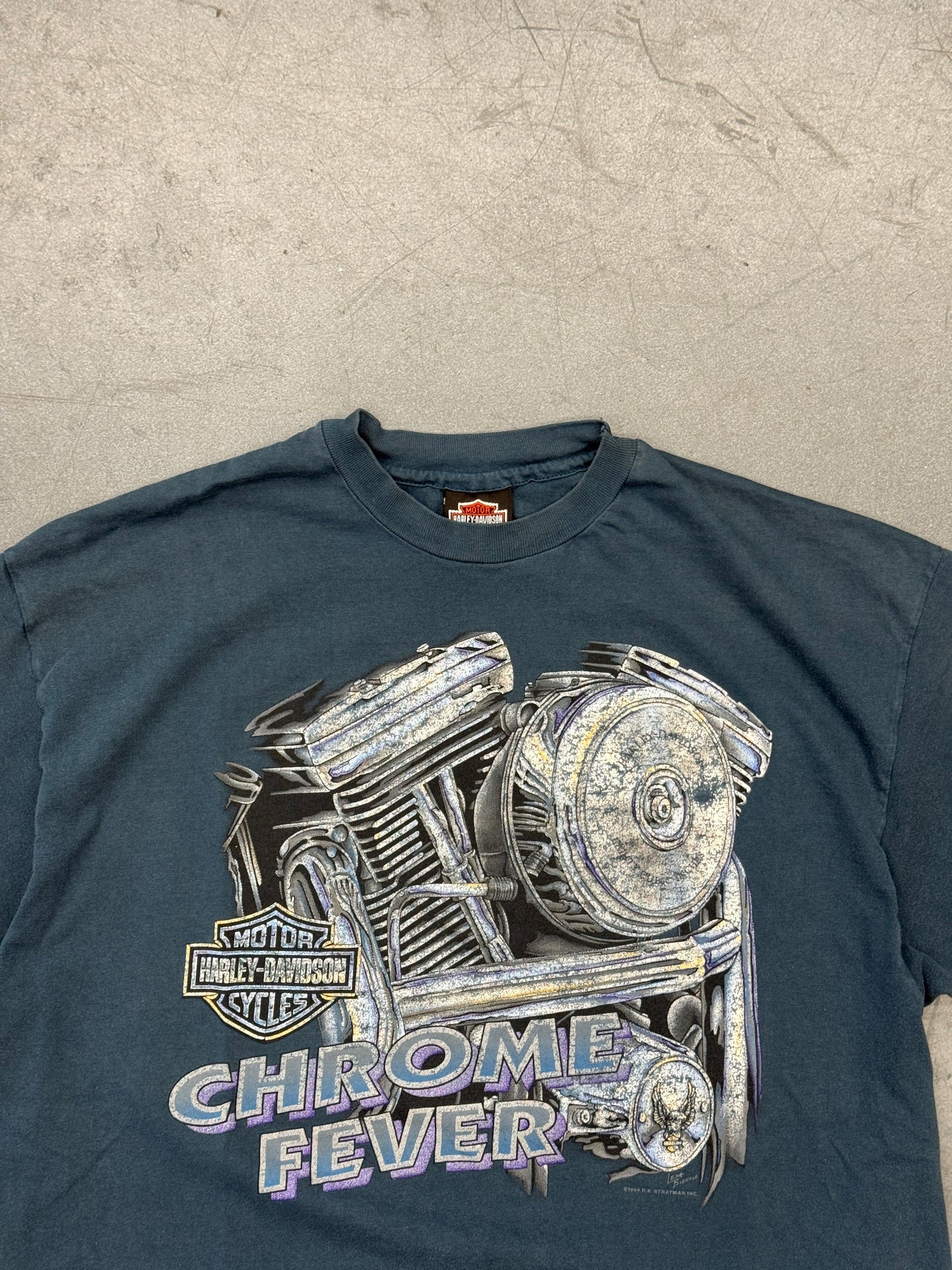 1994 HARLEY DAVIDSON ST. MAARTEN N.A. CHROME FEVER TEE