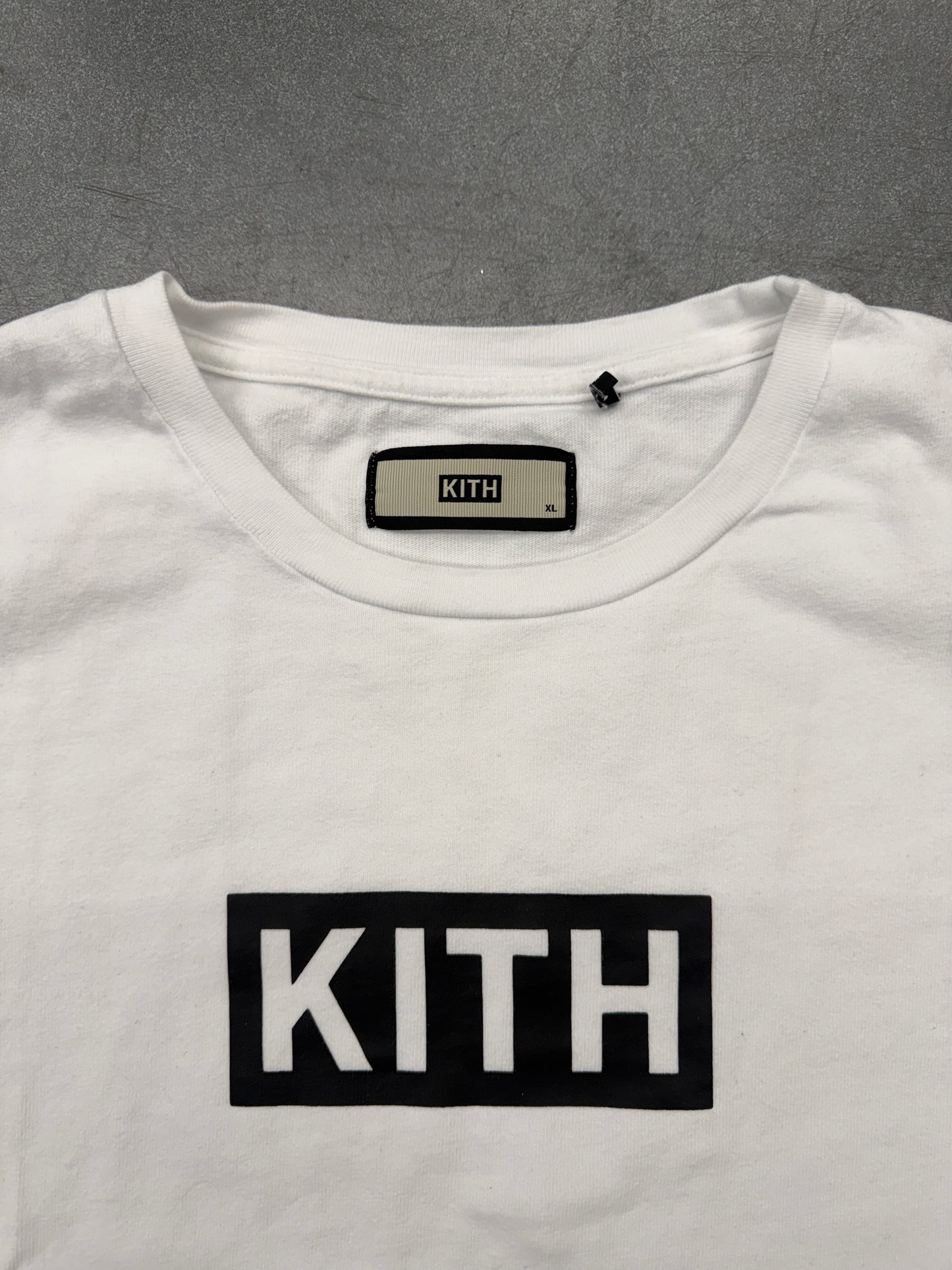 KITH CLASSICS BOX LOGO TEE - WHITE