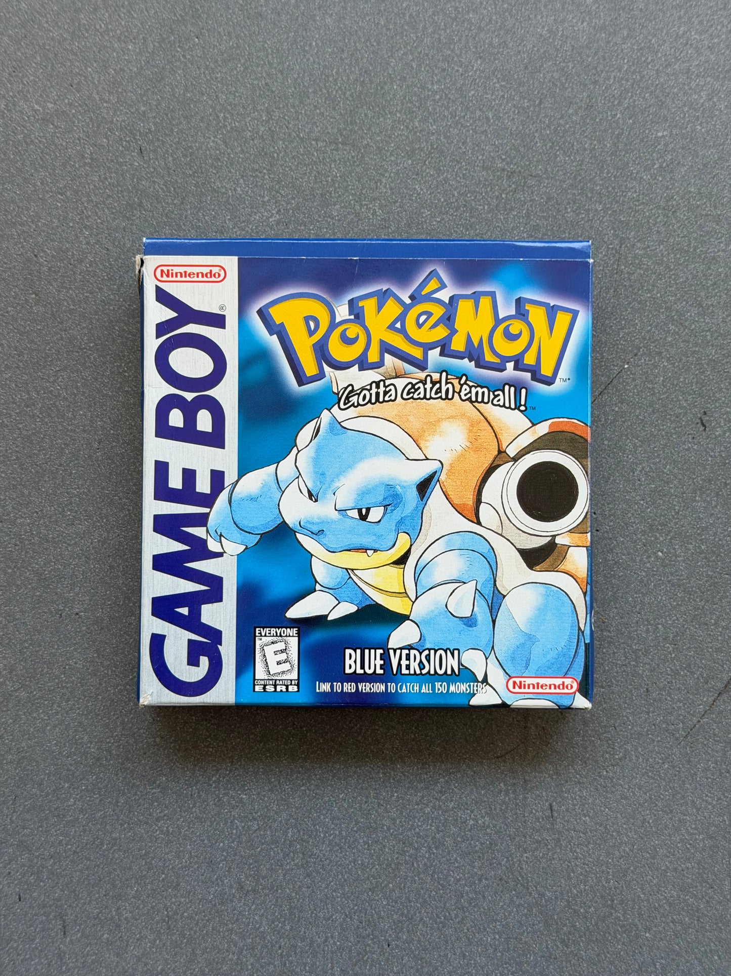 POKEMON BLUE VERSION BOX + GAME ONLY