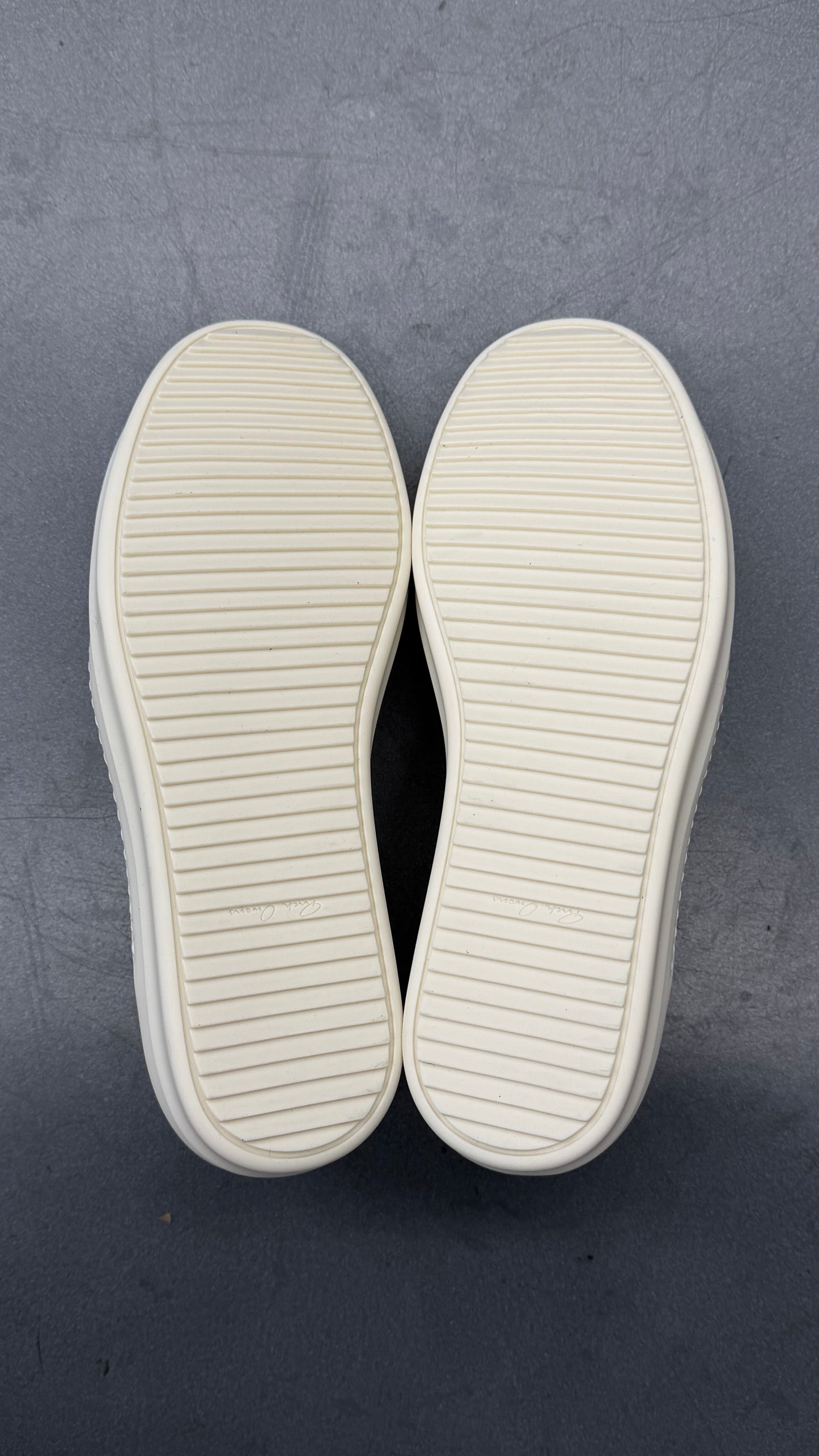 RICK OWENS VINTAGE SNEAKS - BLACK/MILK/MILK