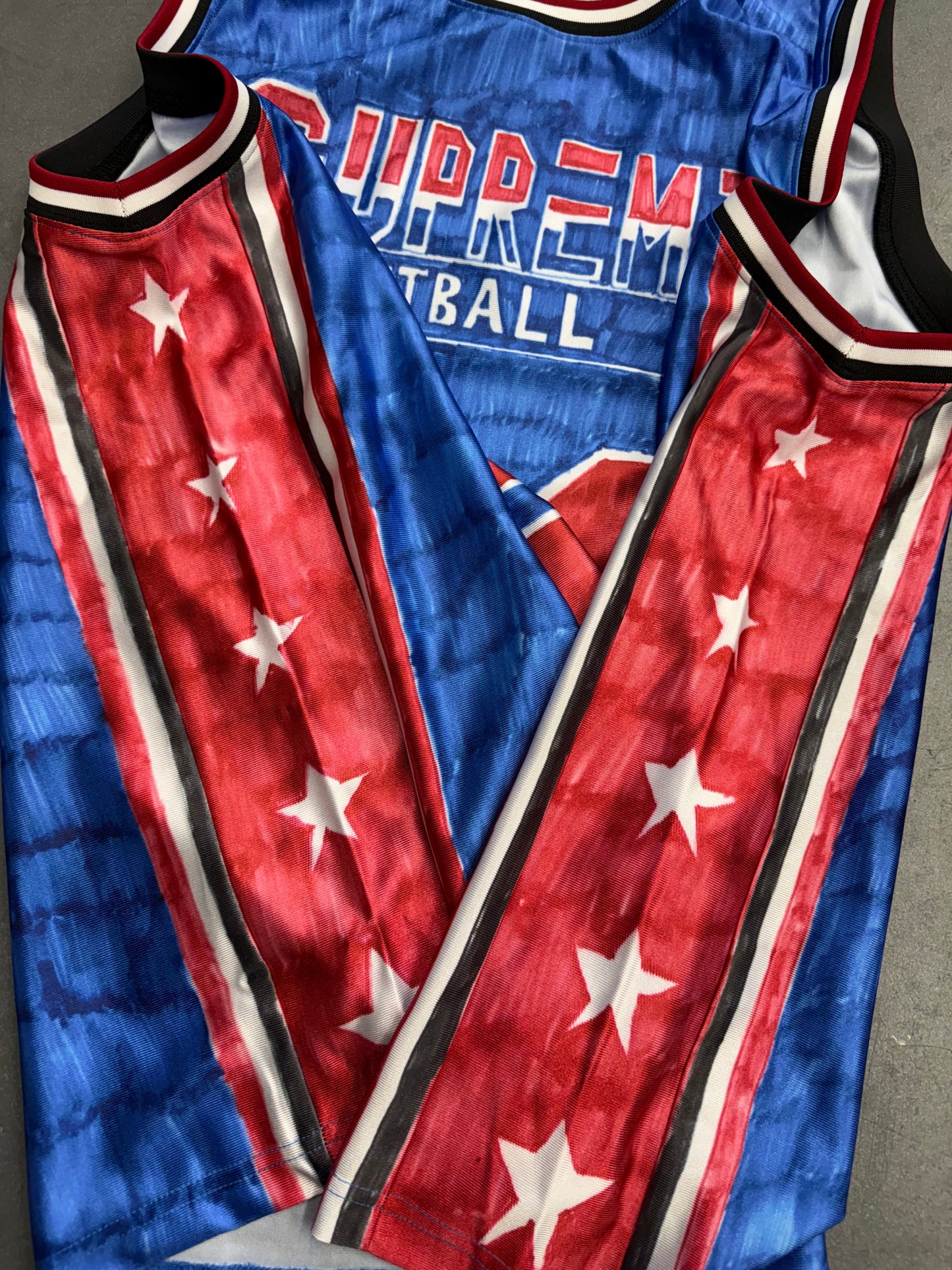 SS25 SUPREME MARKER BASKETBALL JERSEY