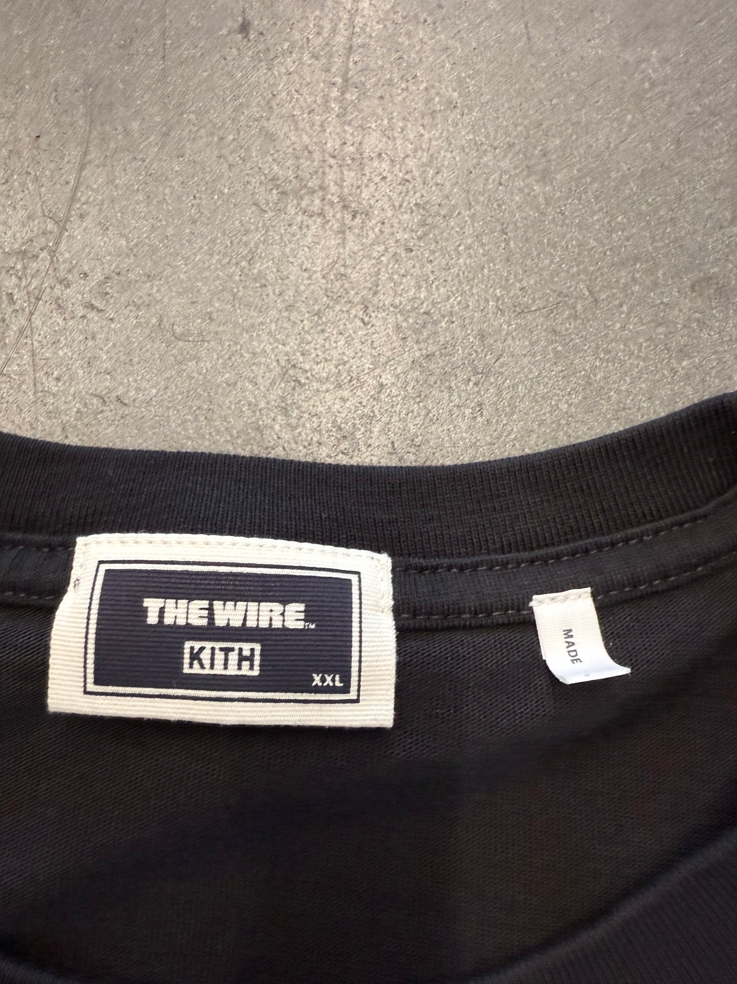 SS22 KITH THE WIRE SOUNDWAVE TEE - BLACK (2XL)