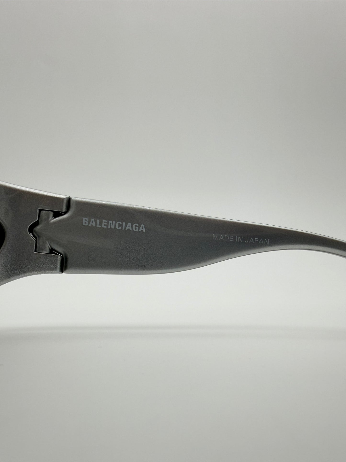 BALENCIAGA BB0157S SILVER SPORT SUNGLASSES (W/O CASE)