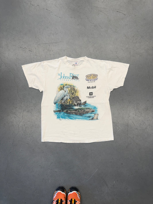 90'S RON JON SURF SHOP "ONE OF A KIND" COCOA BEACH, FLA. TEE (DELTA TAG)
