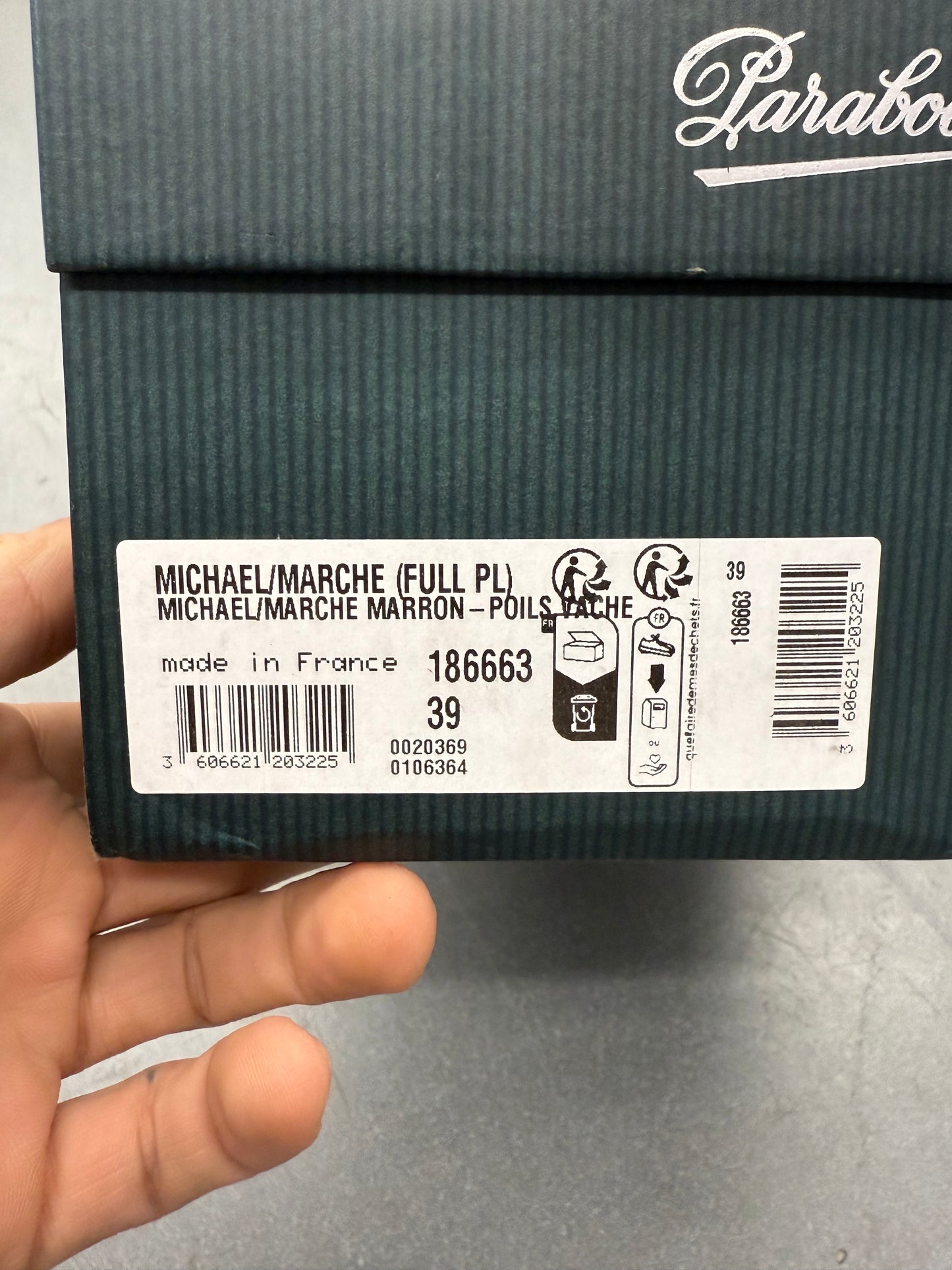 PARABOOT MICHAEL LACE-UP SHEEP HAIR SHOES