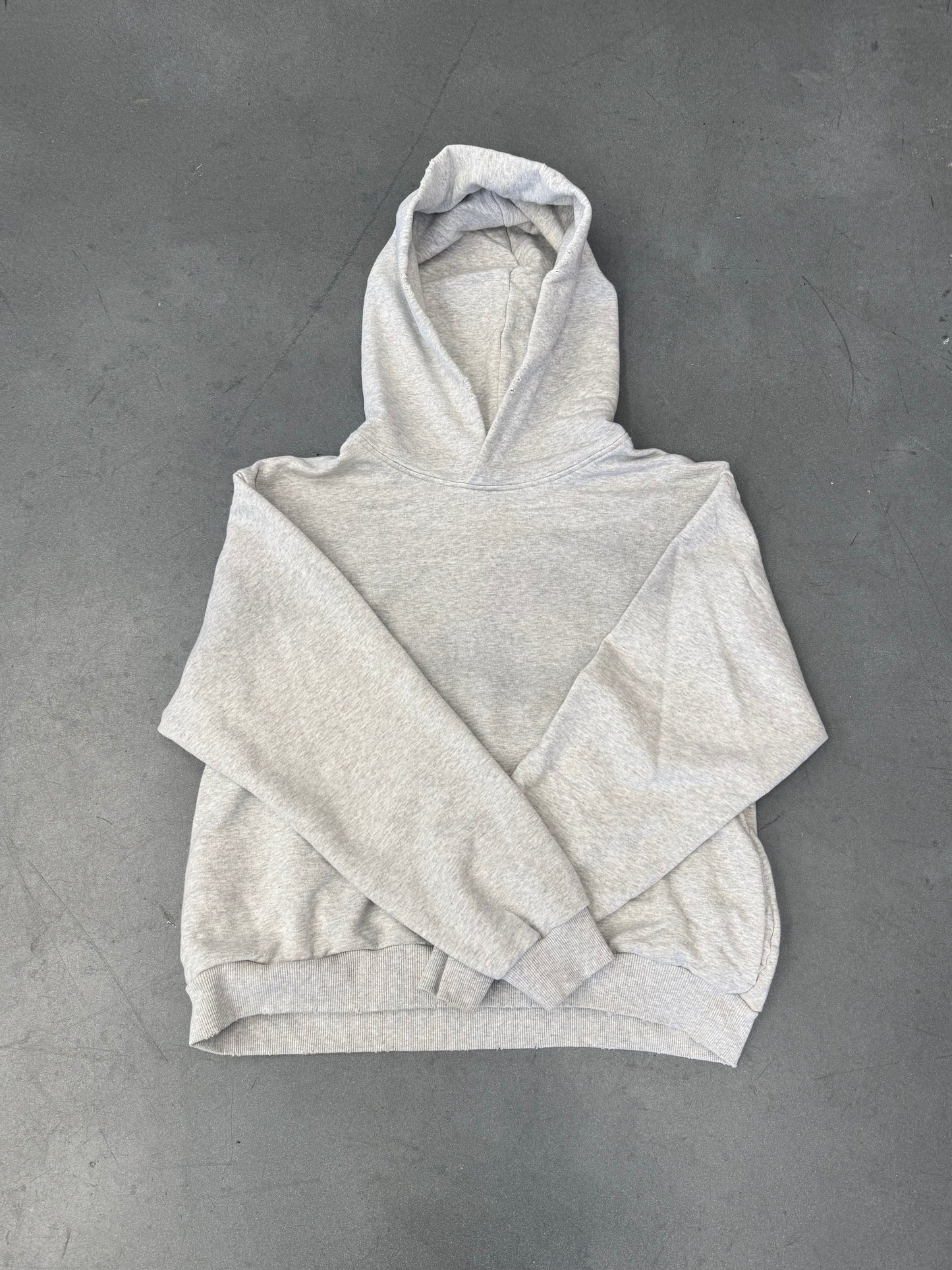 ACNE STUDIOS STOKHOLM 1996 HEAVY PULLOVER HOODIE - GREY