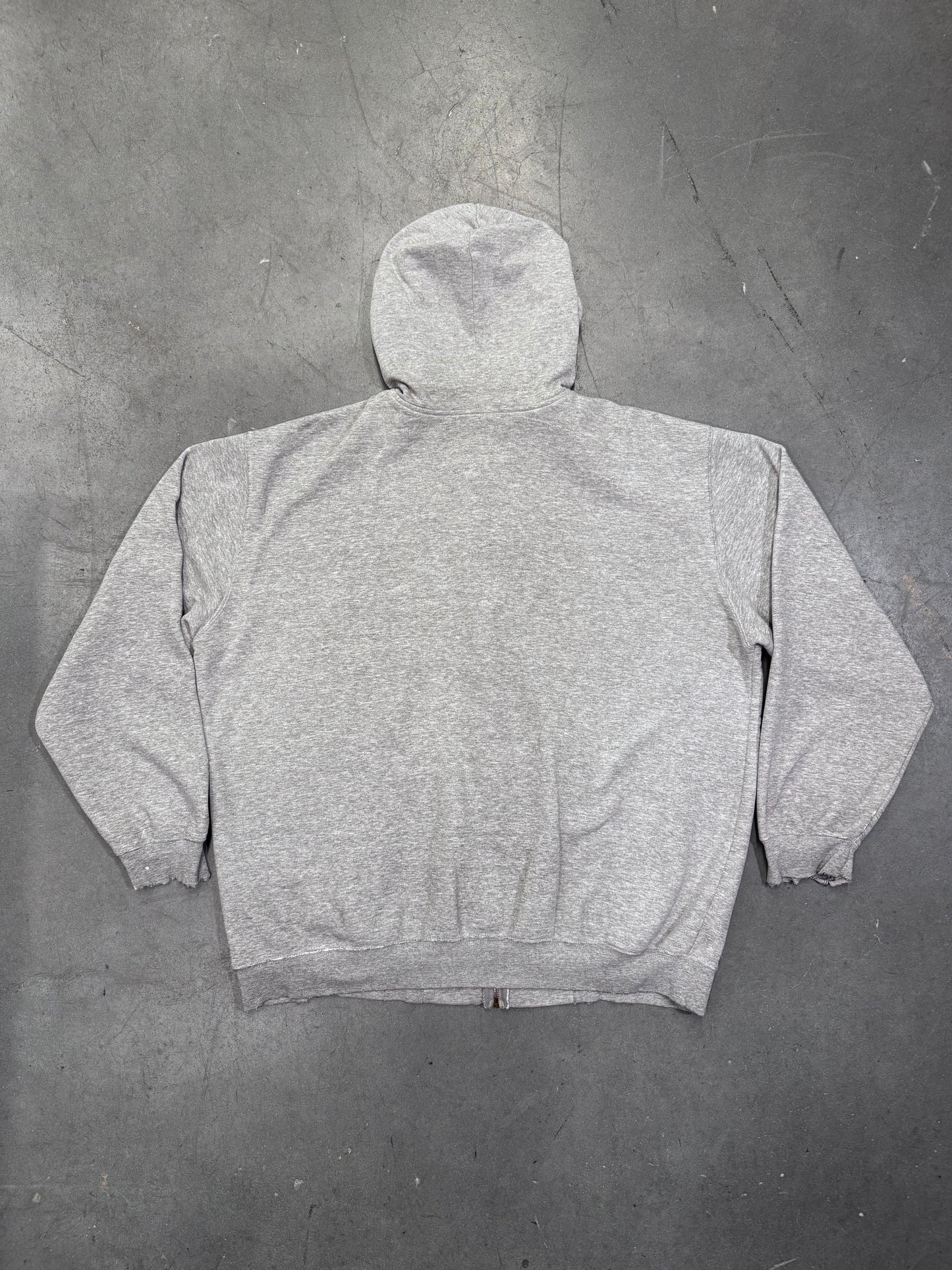 2000'S CARHARTT FULL ZIP HOODIE - GRAY 2XL