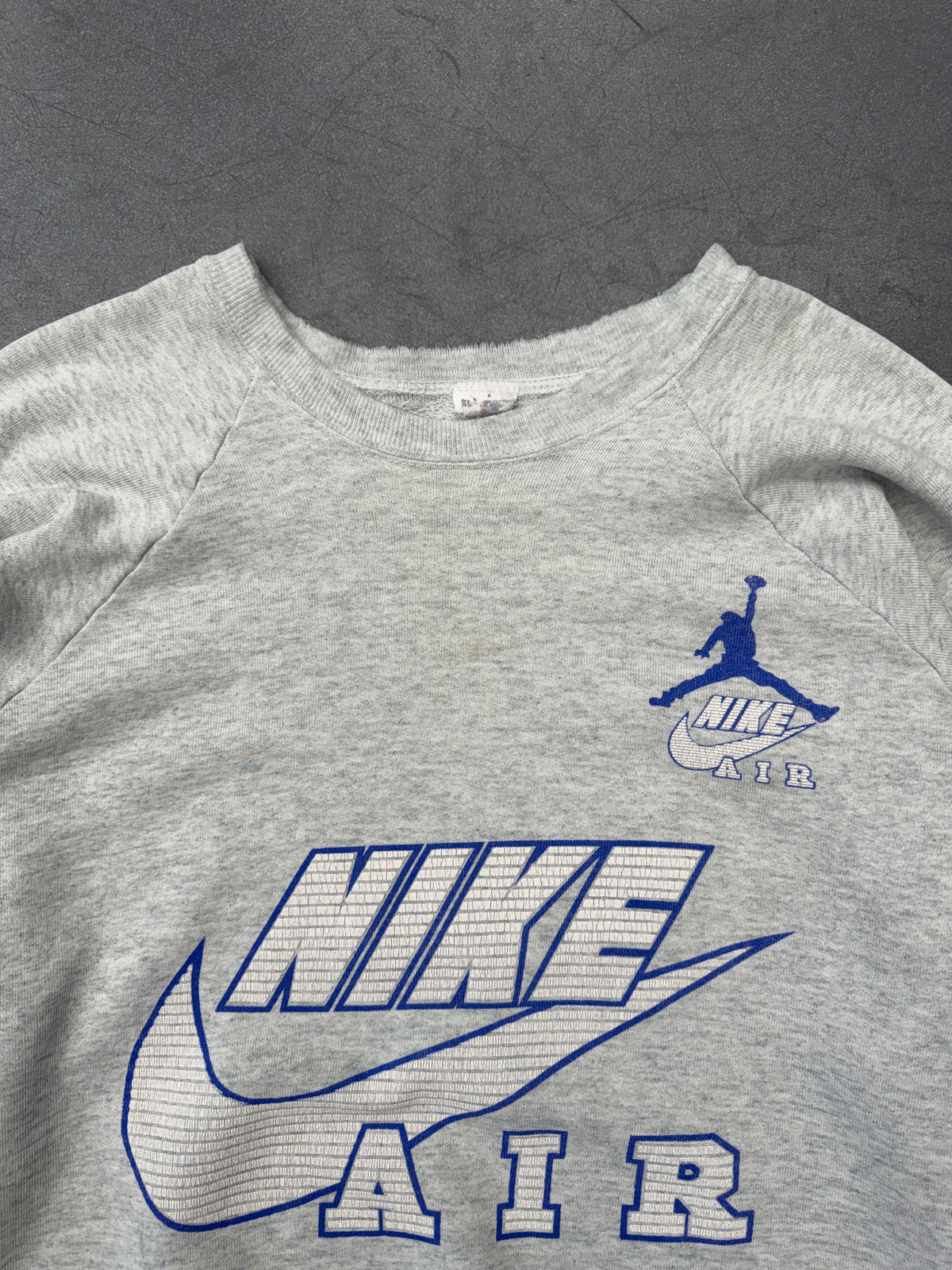 90S BOOTLEG NIKE AIR JORDAN DISTRESSED CREWNECK (CUT FOTL TAG)