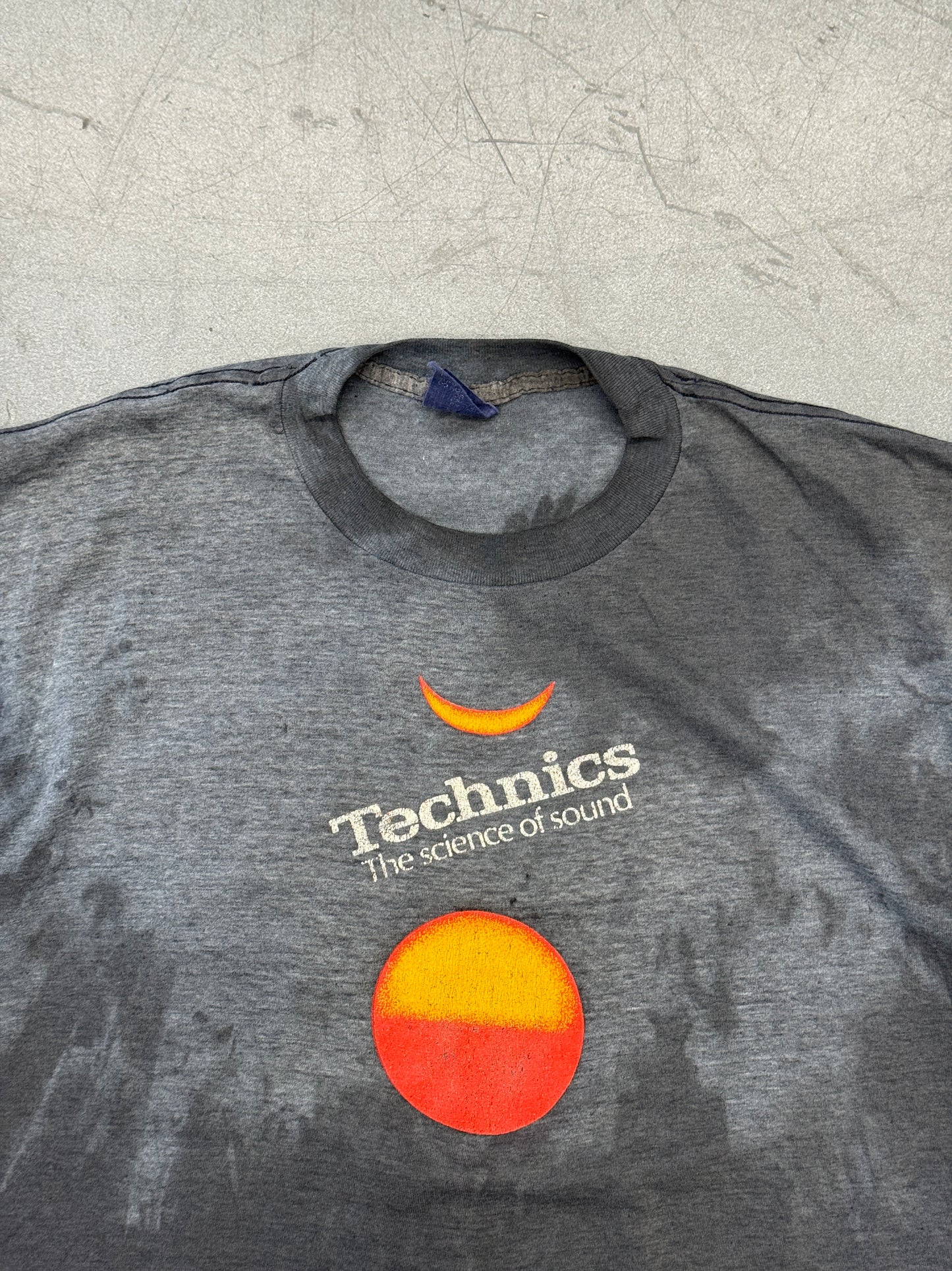 80'S TECHNICS THE SCIENCE OF SOUND TEE (BLUE FADED TAG)